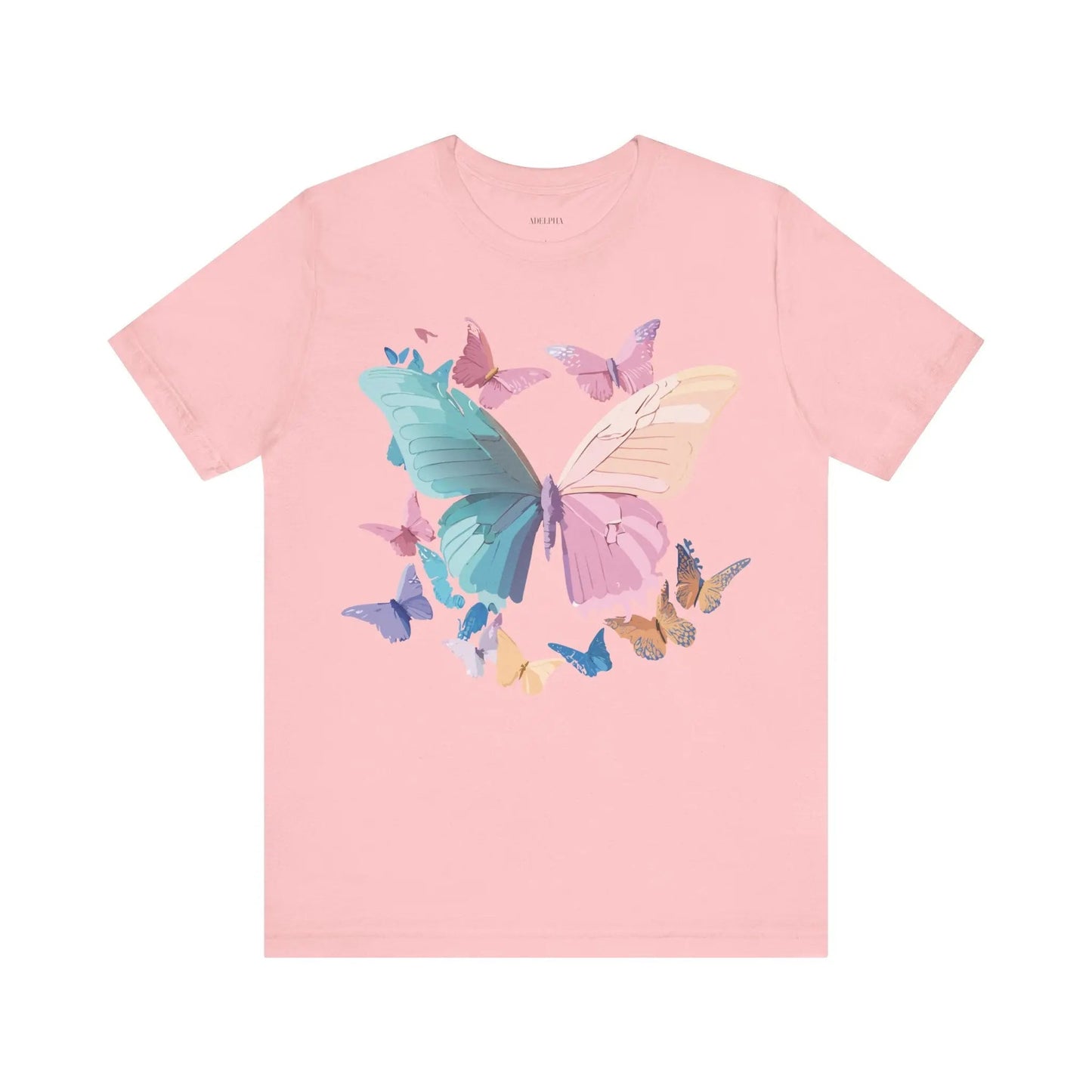 Butterfly Graphic Unisex 100 Cotton Lightweight Vintage Design Jersey Tee 109