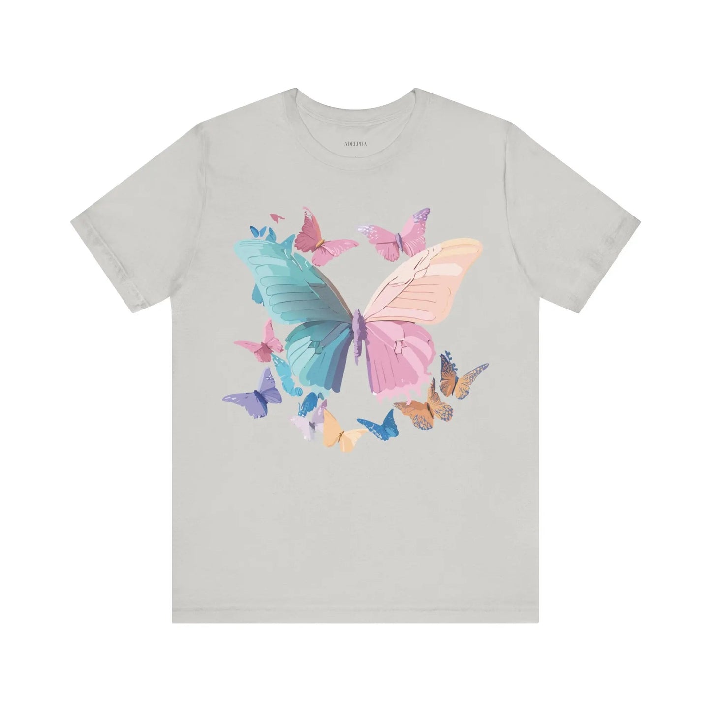Butterfly Graphic Unisex 100 Cotton Lightweight Vintage Design Jersey Tee 109