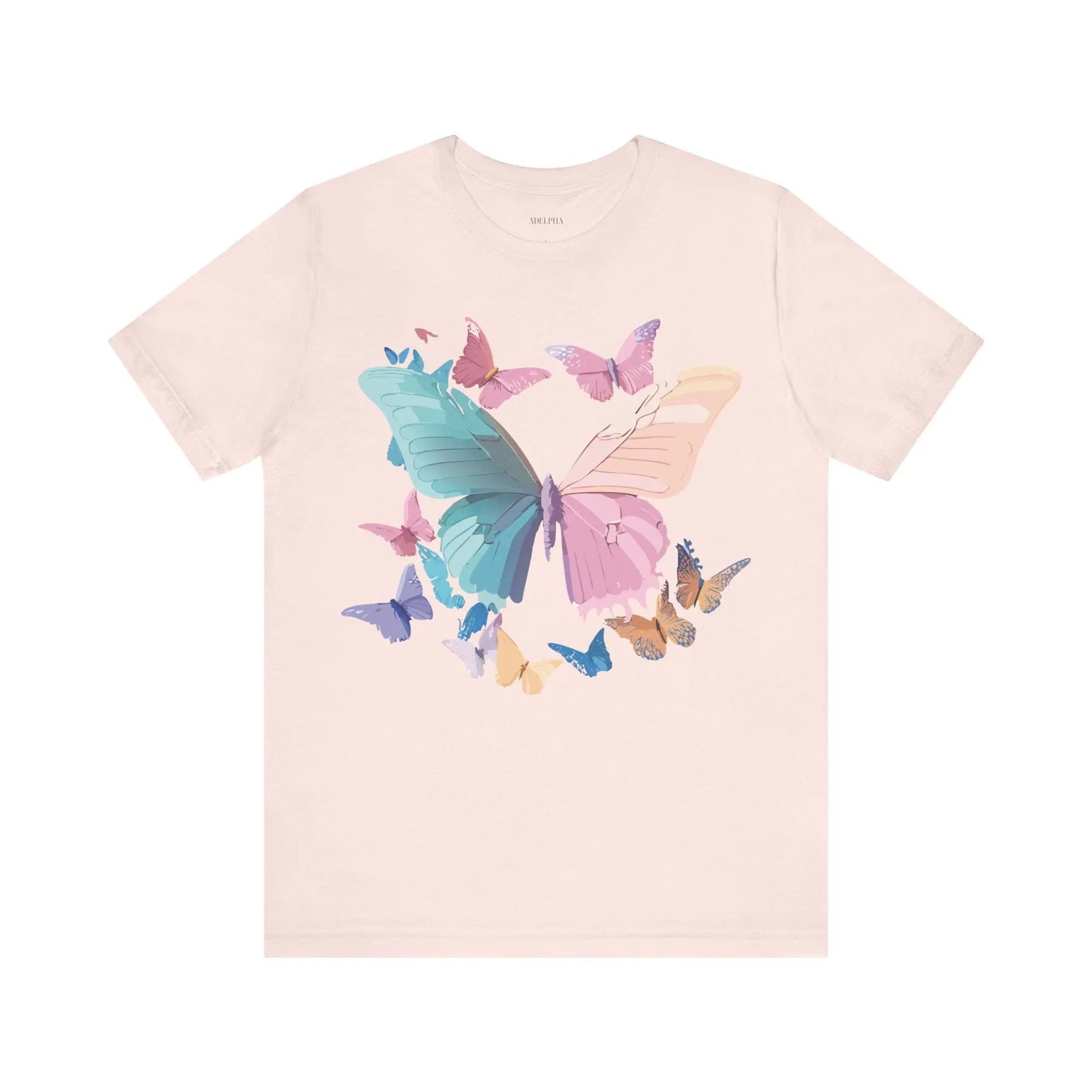 Butterfly Graphic Unisex 100 Cotton Lightweight Vintage Design Jersey Tee 109