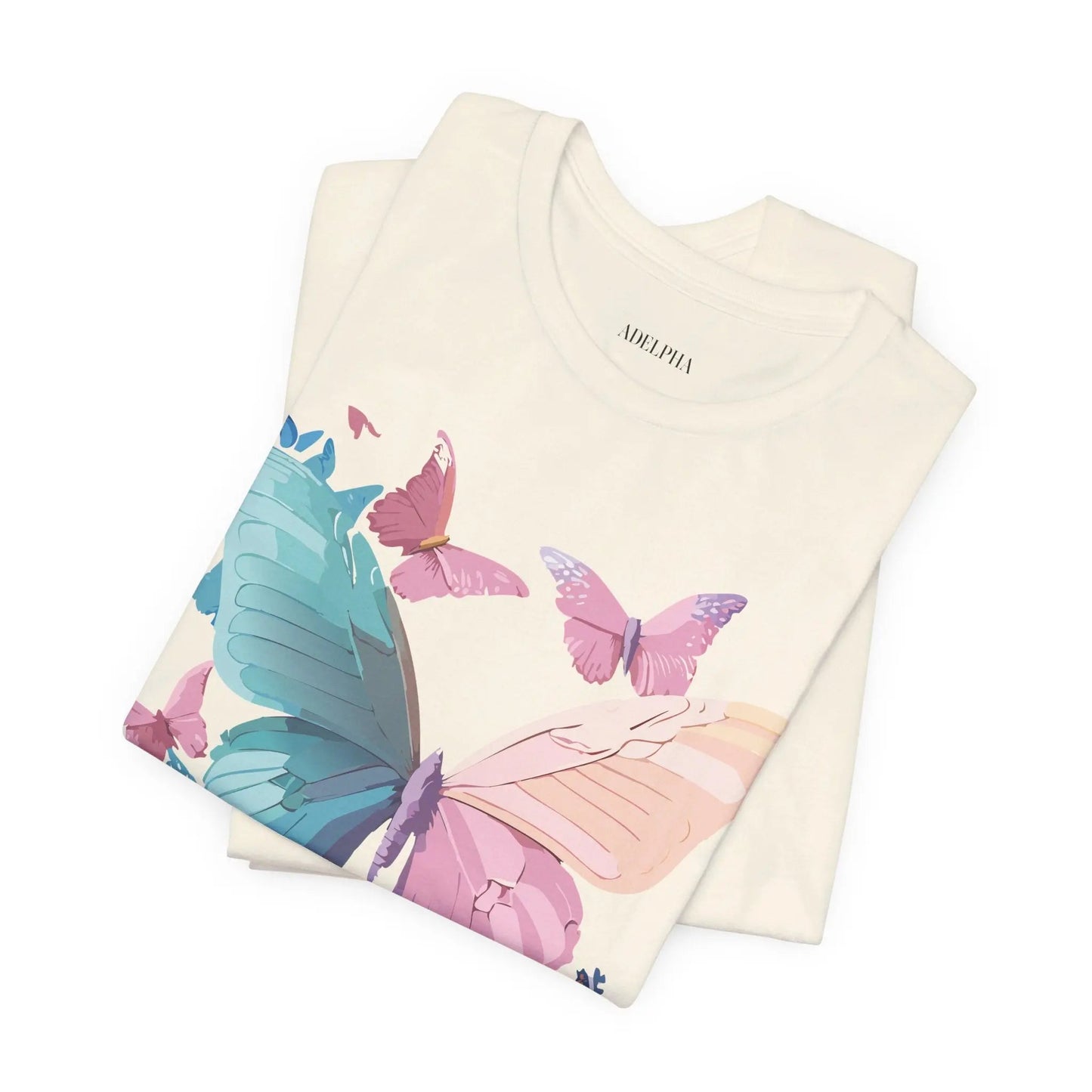 Butterfly Graphic Unisex 100 Cotton Lightweight Vintage Design Jersey Tee 109