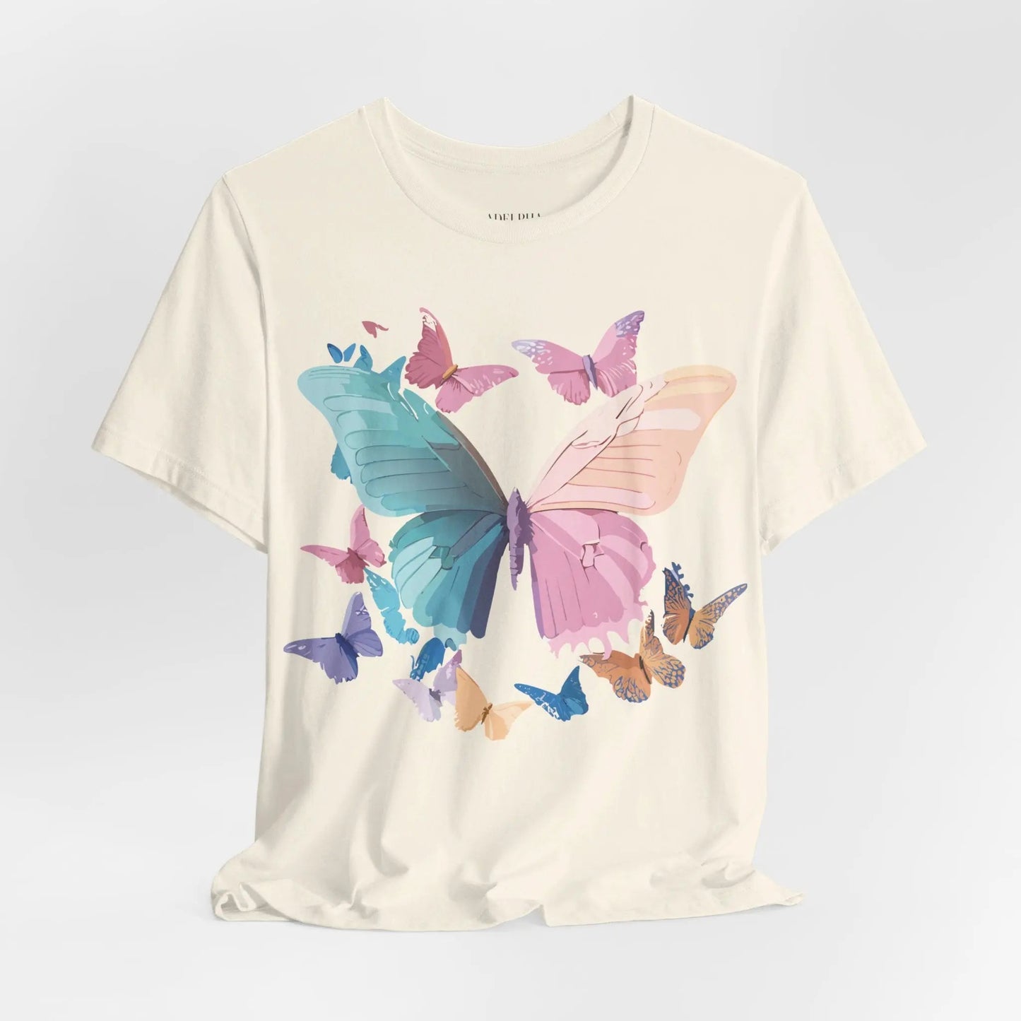 Butterfly Graphic Unisex 100 Cotton Lightweight Vintage Design Jersey Tee 109