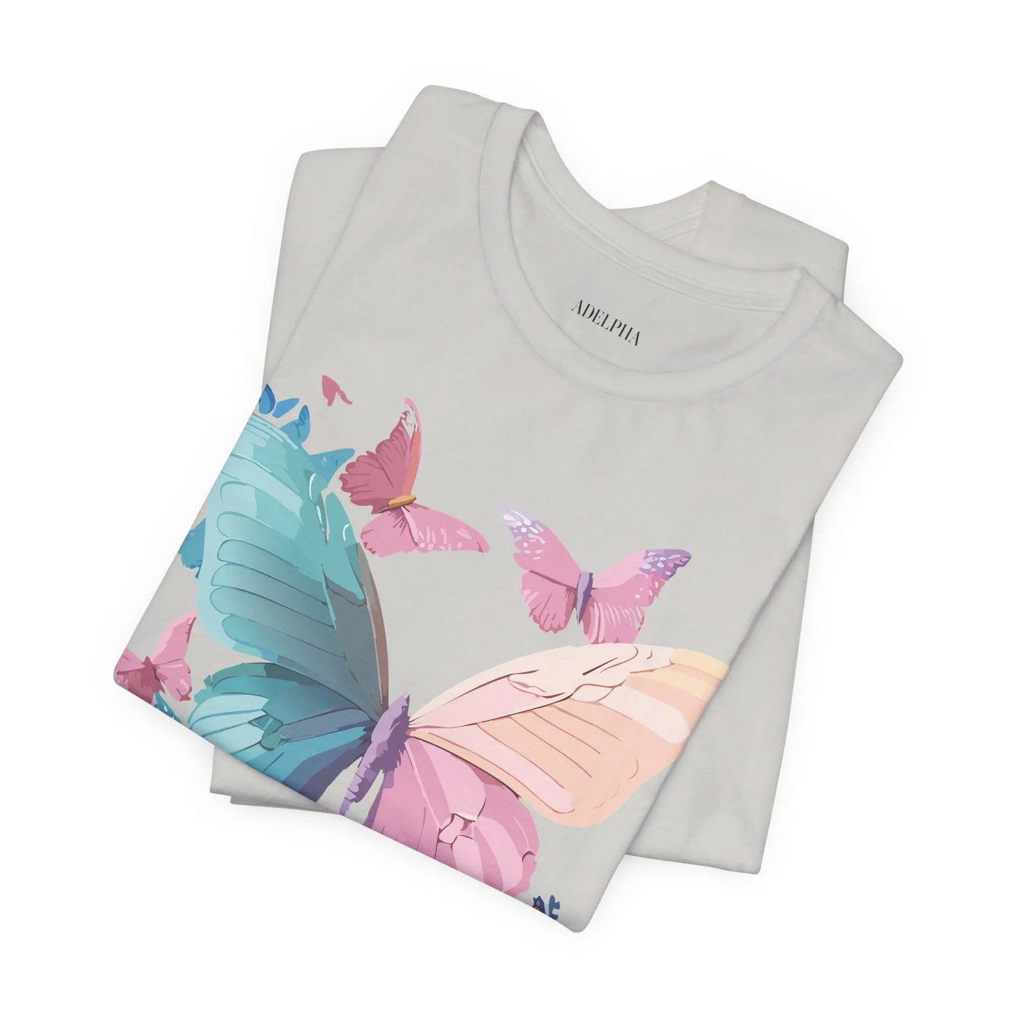 Butterfly Graphic Unisex 100 Cotton Lightweight Vintage Design Jersey Tee 109