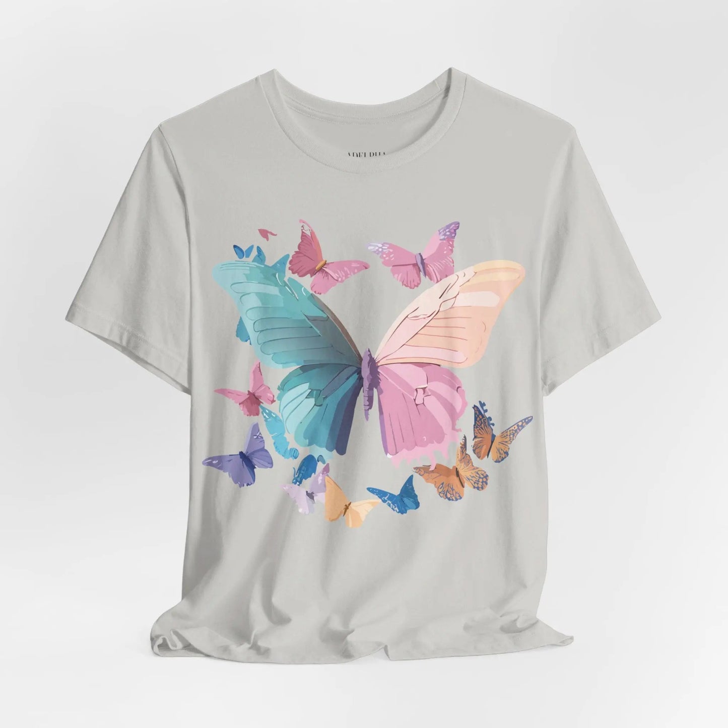Butterfly Graphic Unisex 100 Cotton Lightweight Vintage Design Jersey Tee 109