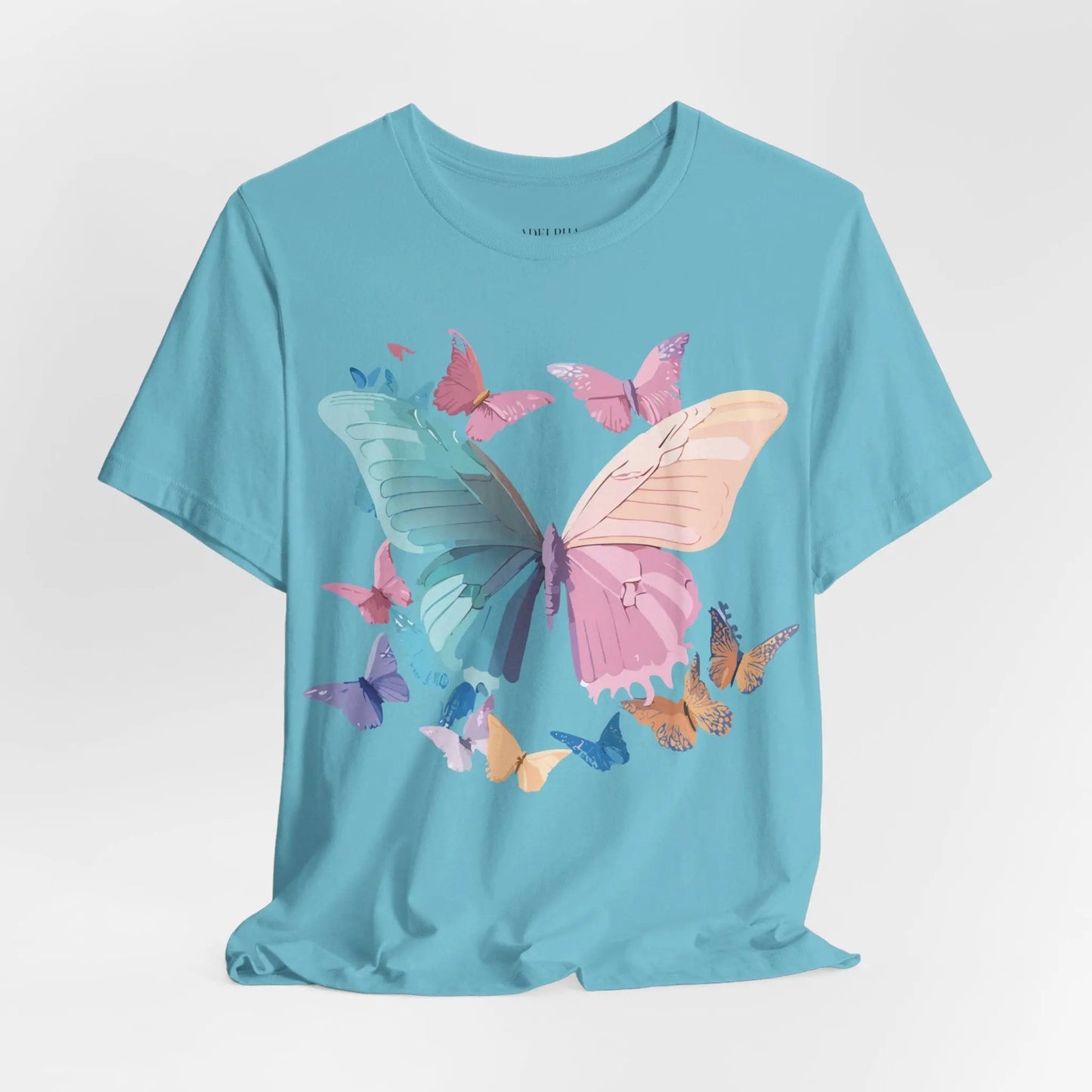Butterfly Graphic Unisex 100 Cotton Lightweight Vintage Design Jersey Tee 109