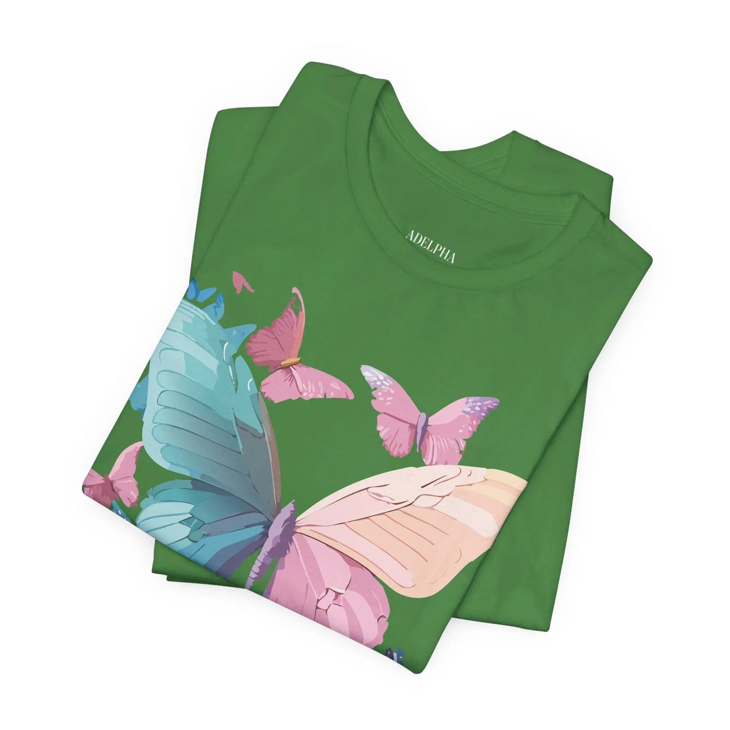 Butterfly Graphic Unisex 100 Cotton Lightweight Vintage Design Jersey Tee 108
