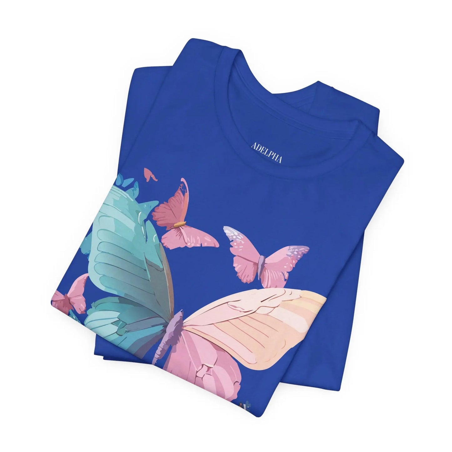 Butterfly Graphic Unisex 100 Cotton Lightweight Vintage Design Jersey Tee 108