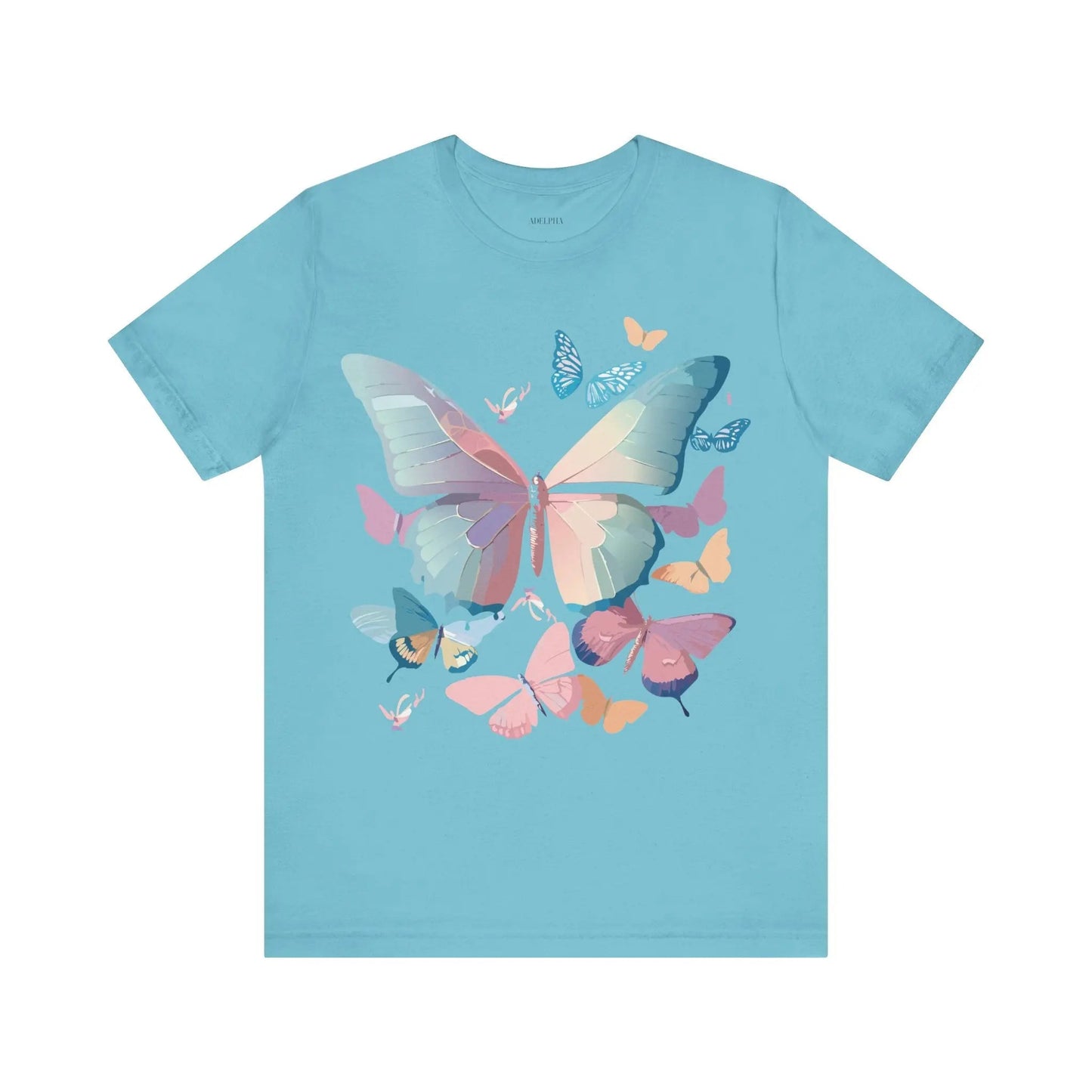 Unisex Graphic Tee Butterfly Art Shirt Adelpha Vintage Inspired Artwork