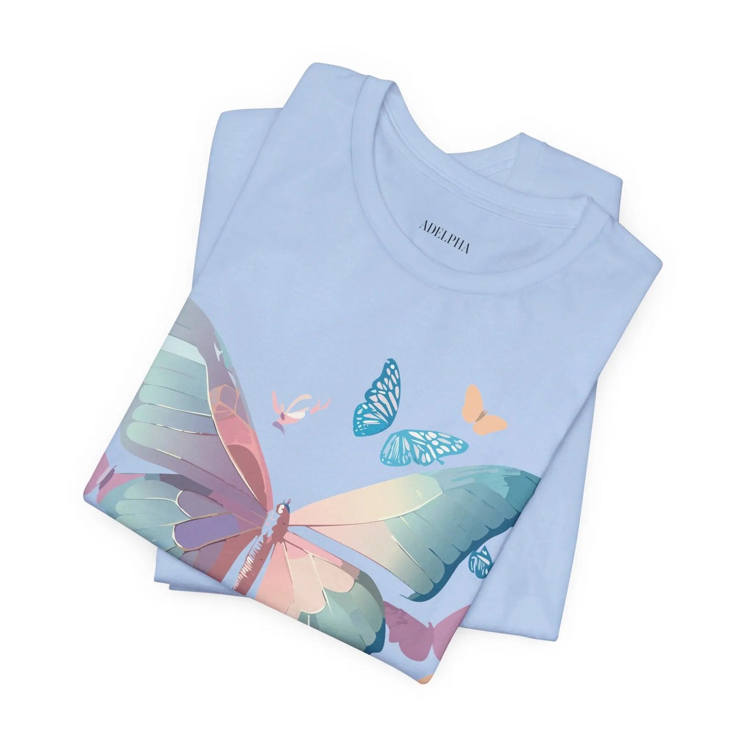 Unisex Graphic Tee Butterfly Art Shirt Adelpha Vintage Inspired Artwork