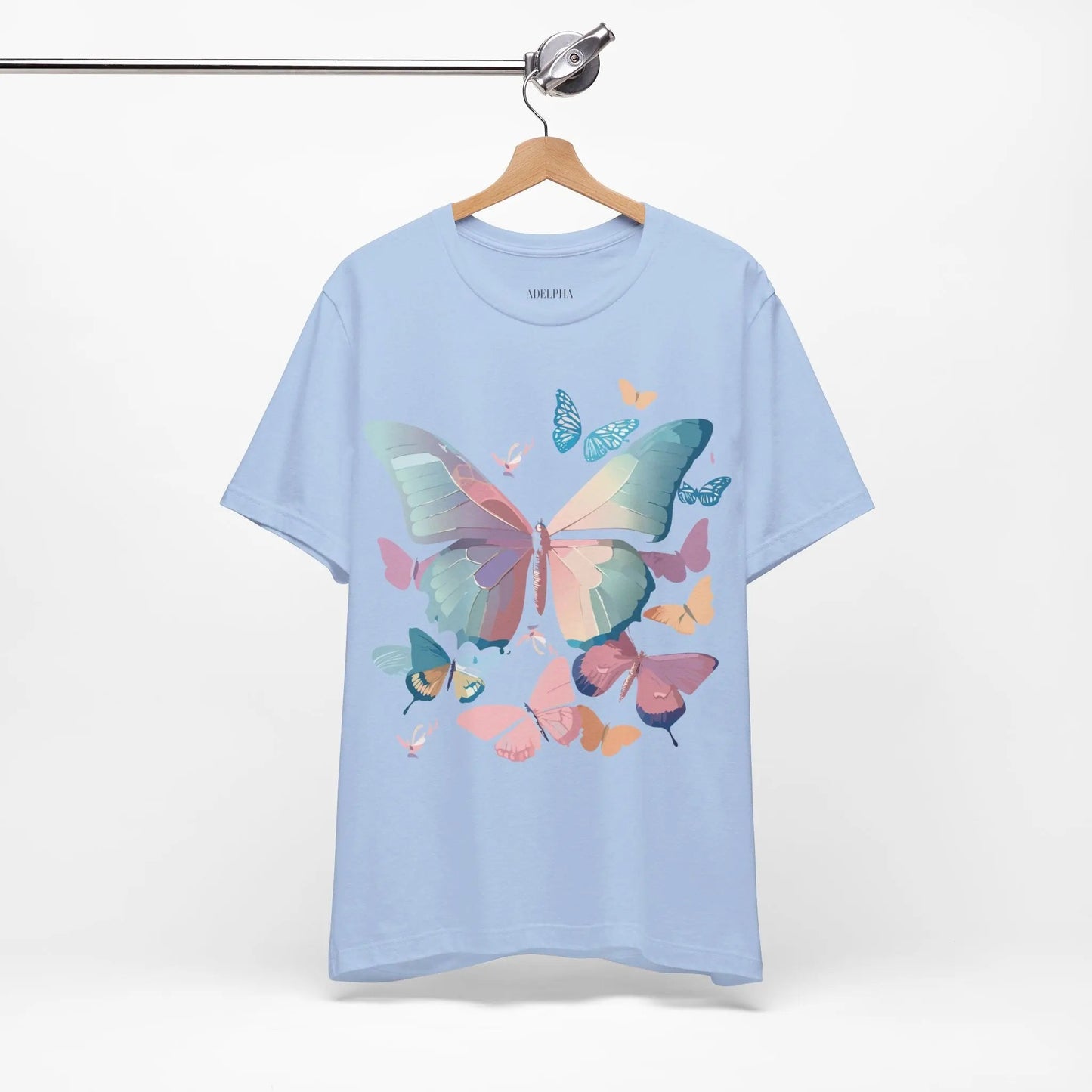 Unisex Graphic Tee Butterfly Art Shirt Adelpha Vintage Inspired Artwork