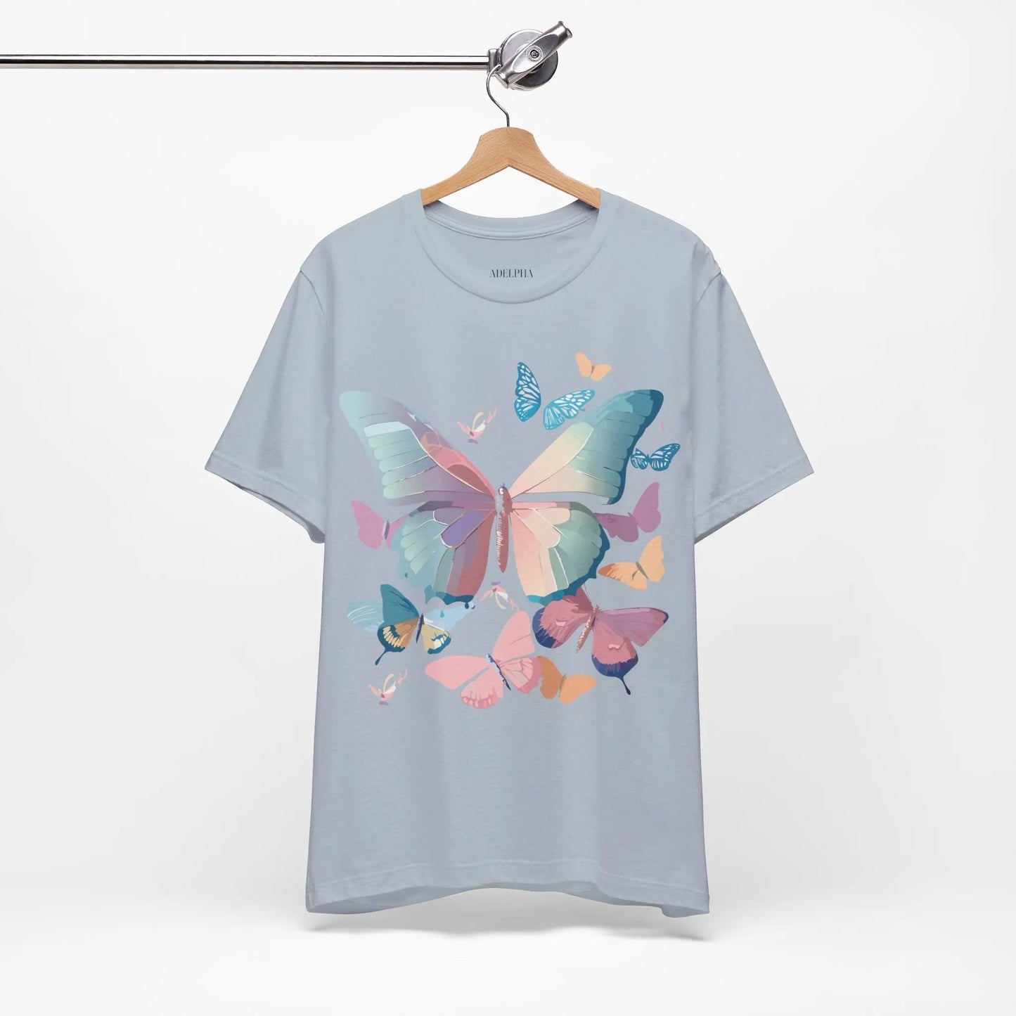Unisex Graphic Tee Butterfly Art Shirt Adelpha Vintage Inspired Artwork