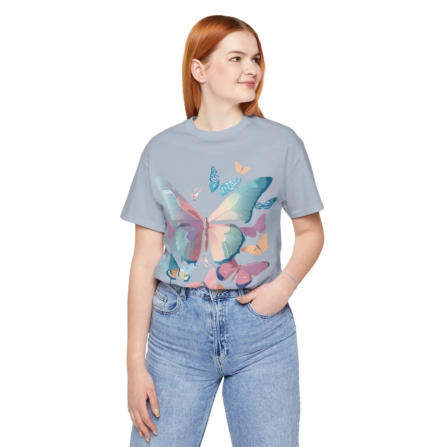 Unisex Graphic Tee Butterfly Art Shirt Adelpha Vintage Inspired Artwork