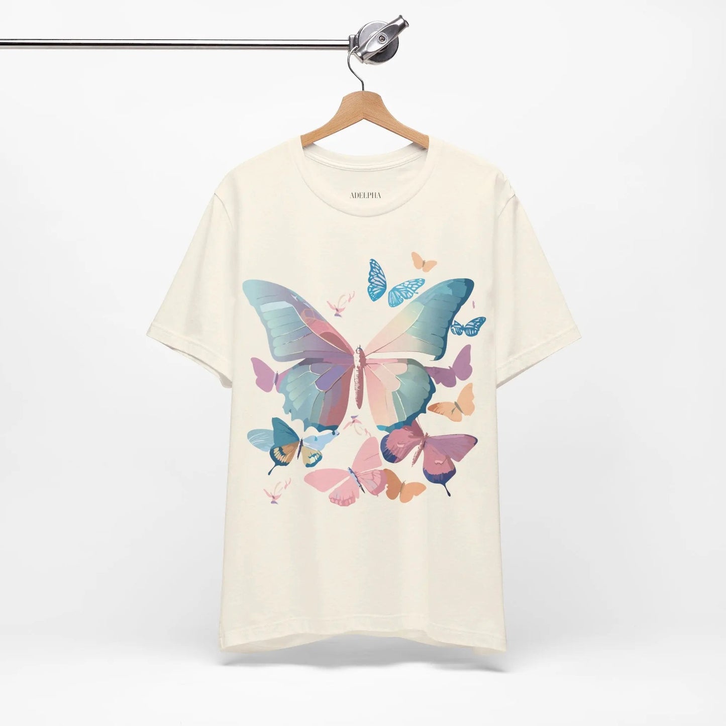Unisex Graphic Tee Butterfly Art Shirt Adelpha Vintage Inspired Artwork