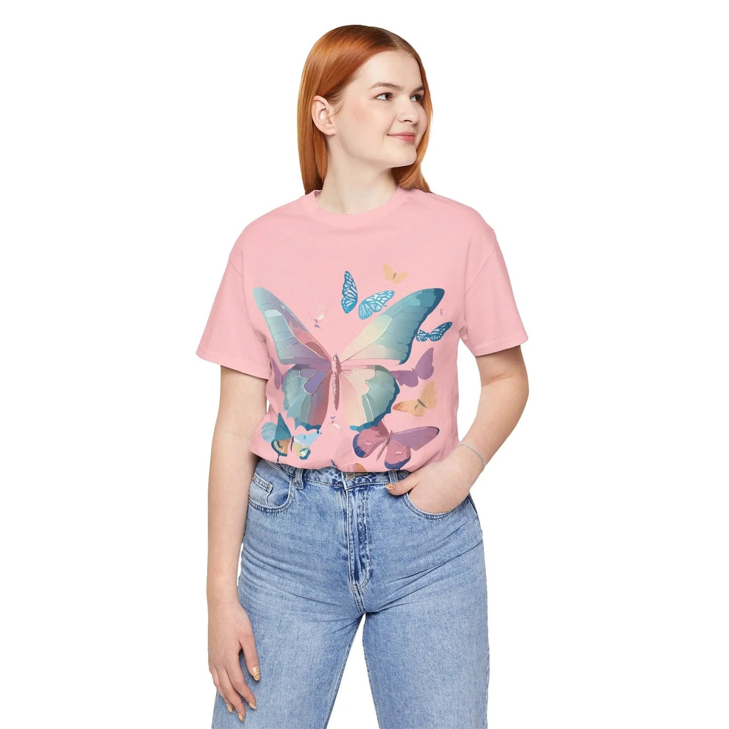 Unisex Graphic Tee Butterfly Art Shirt Adelpha Vintage Inspired Artwork