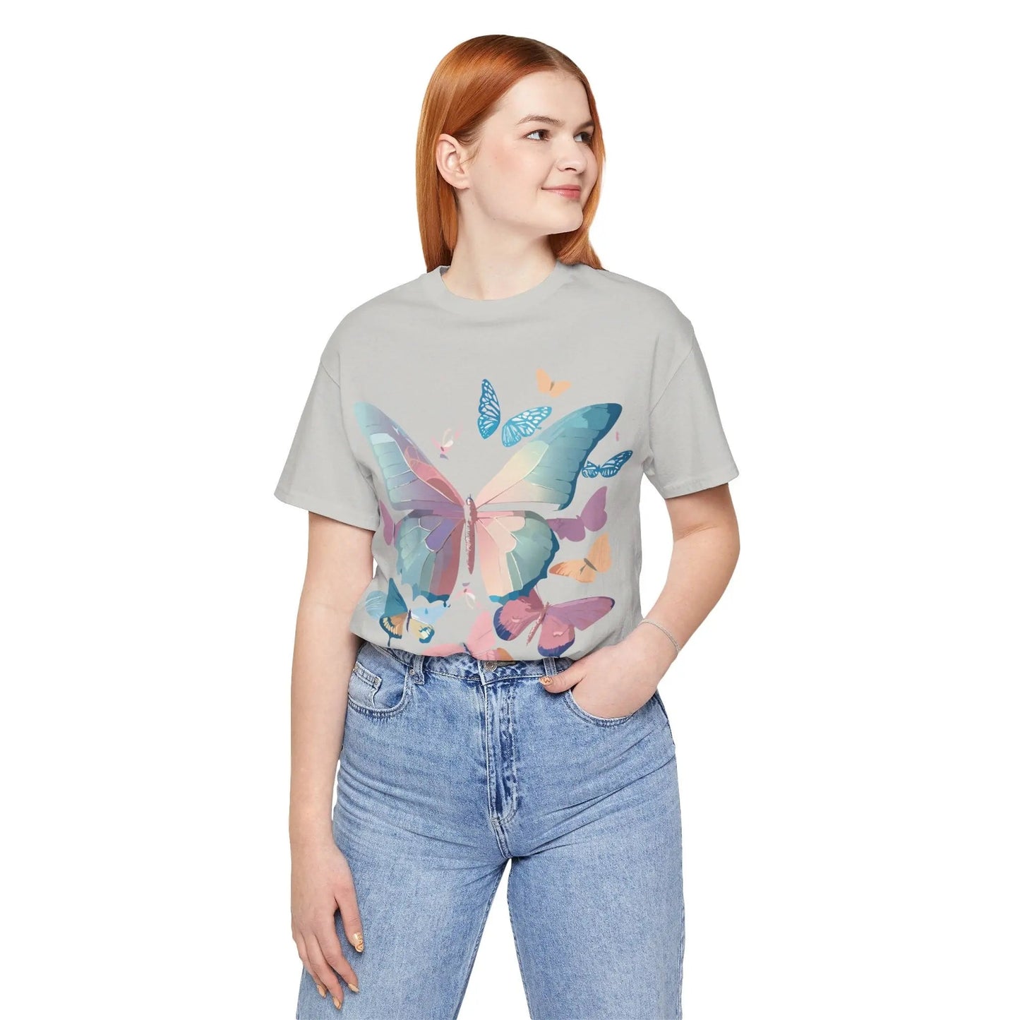 Unisex Graphic Tee Butterfly Art Shirt Adelpha Vintage Inspired Artwork