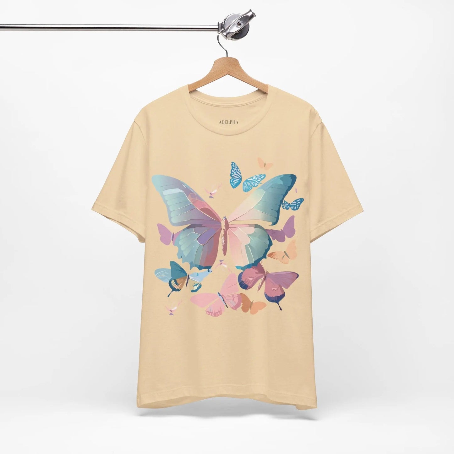 Unisex Graphic Tee Butterfly Art Shirt Adelpha Vintage Inspired Artwork