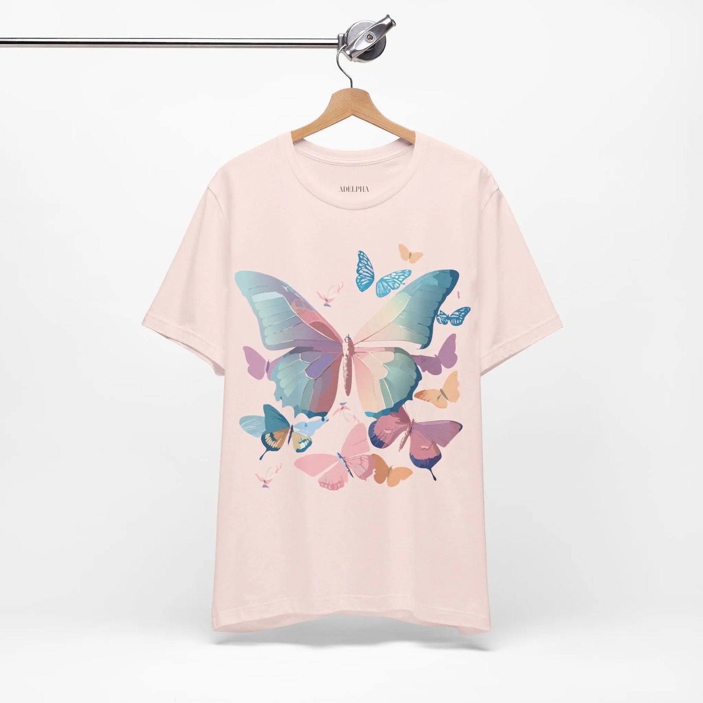 Unisex Graphic Tee Butterfly Art Shirt Adelpha Vintage Inspired Artwork