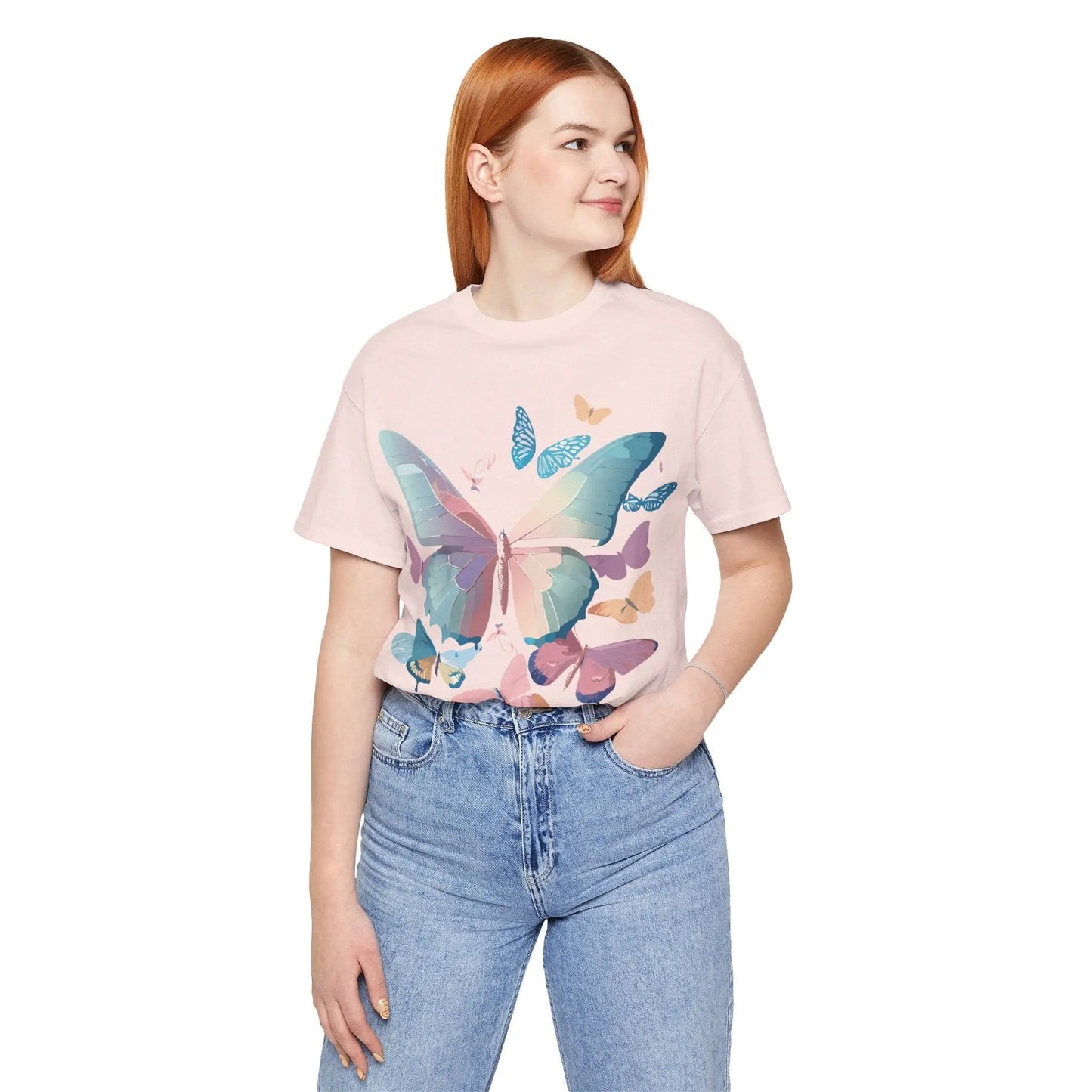 Unisex Graphic Tee Butterfly Art Shirt Adelpha Vintage Inspired Artwork