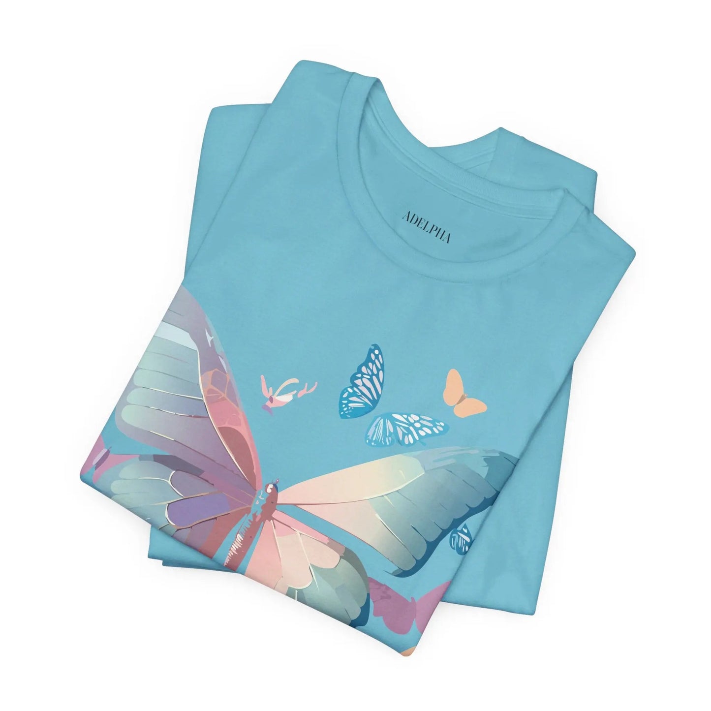 Unisex Graphic Tee Butterfly Art Shirt Adelpha Vintage Inspired Artwork