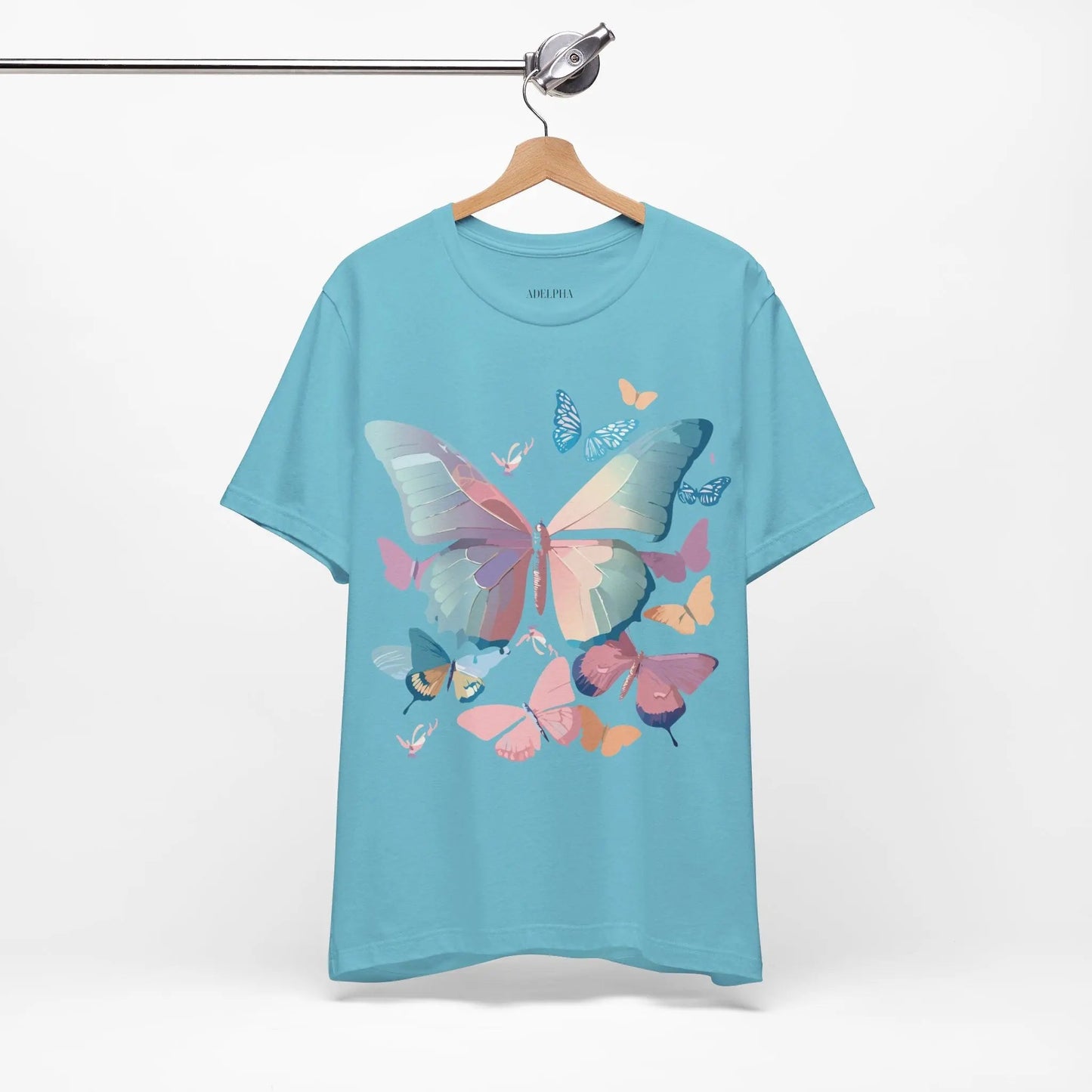 Unisex Graphic Tee Butterfly Art Shirt Adelpha Vintage Inspired Artwork