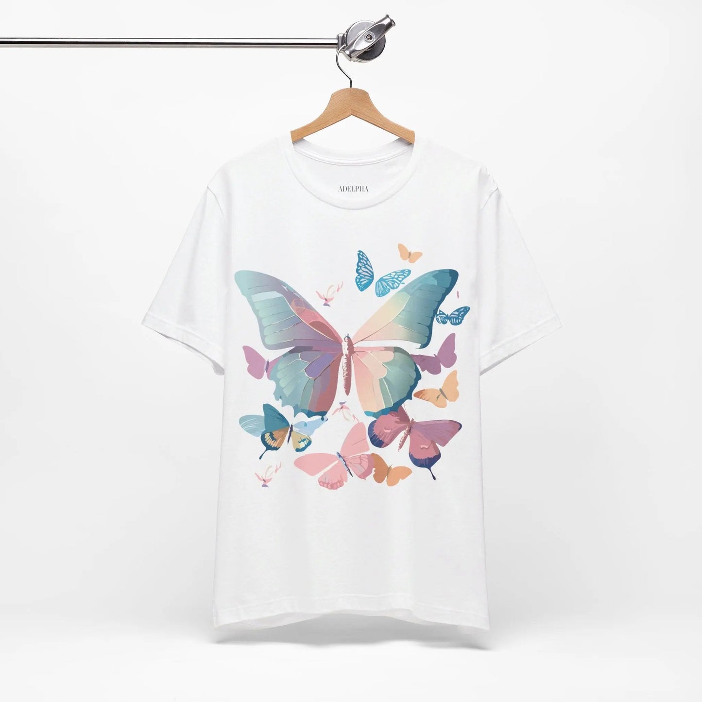 Unisex Graphic Tee Butterfly Art Shirt Adelpha Vintage Inspired Artwork