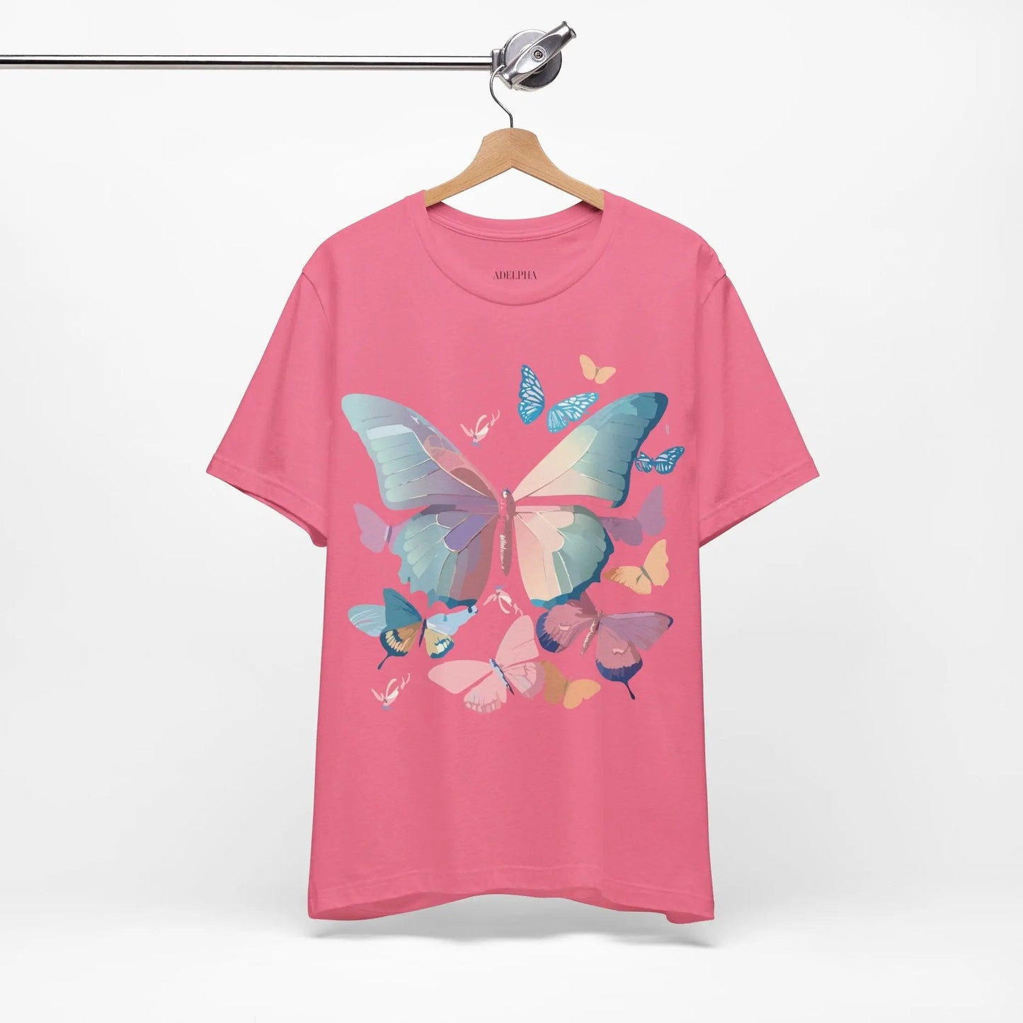 Unisex Graphic Tee Butterfly Art Shirt Adelpha Vintage Inspired Artwork