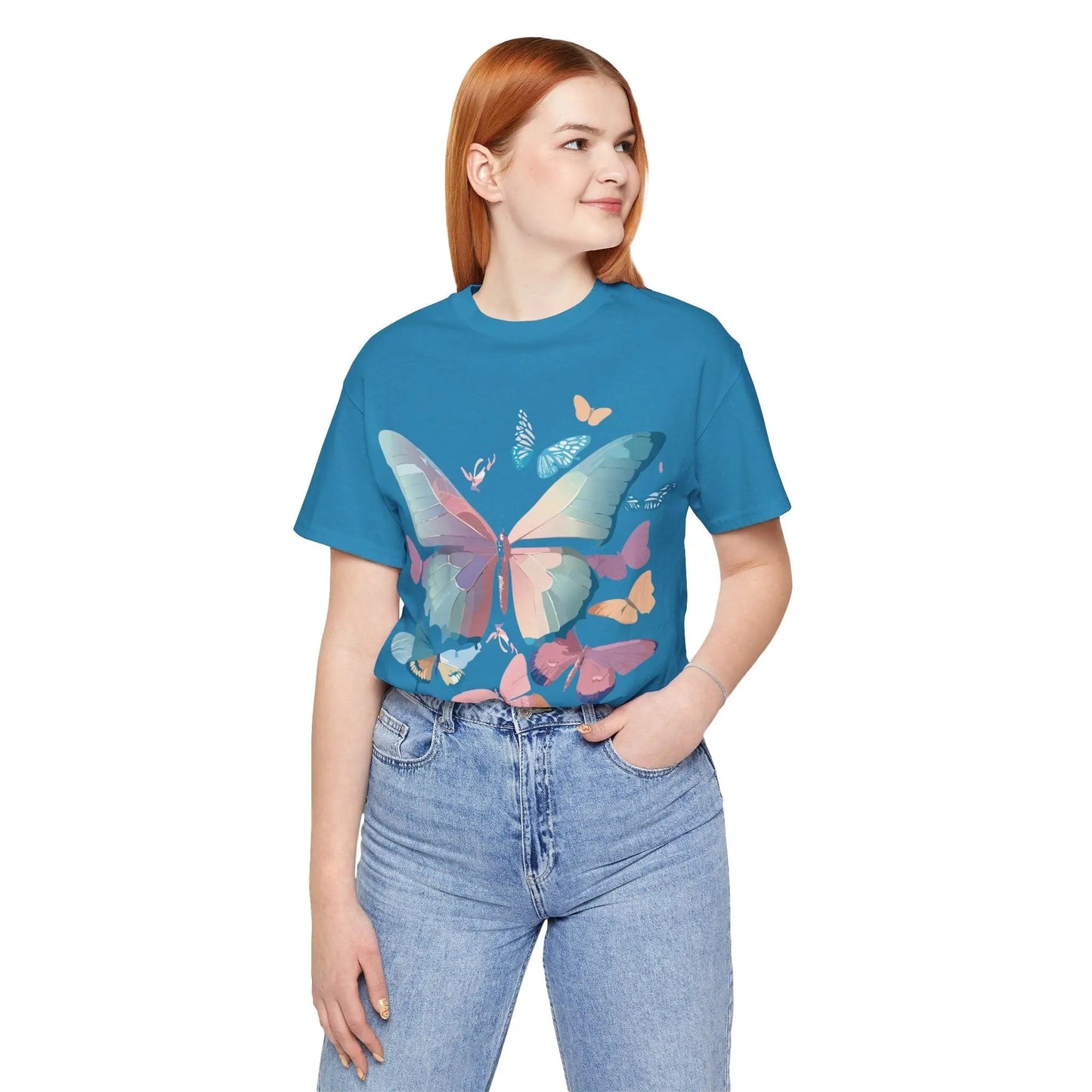 Butterfly Graphic Tee Unisex Jersey Short Sleeve Adelpha Art Design