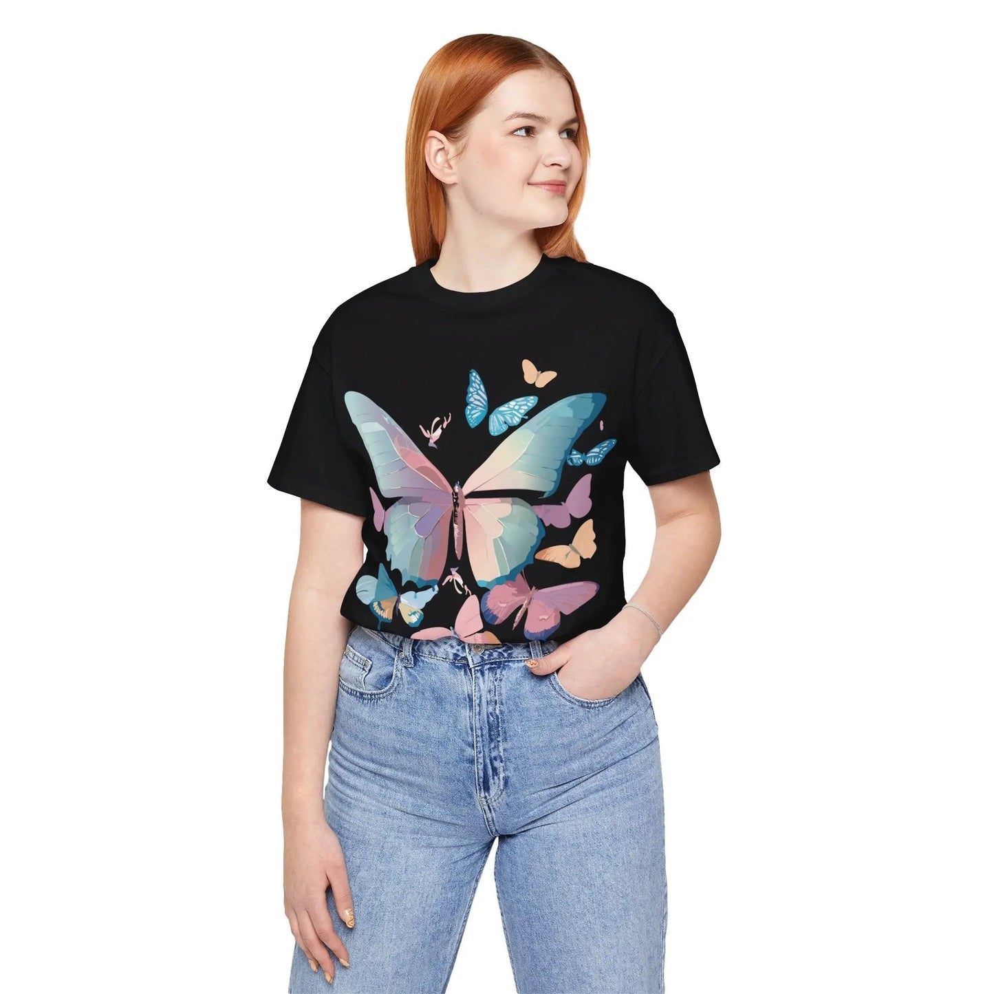 Butterfly Graphic Tee Unisex Jersey Short Sleeve Adelpha Art Design