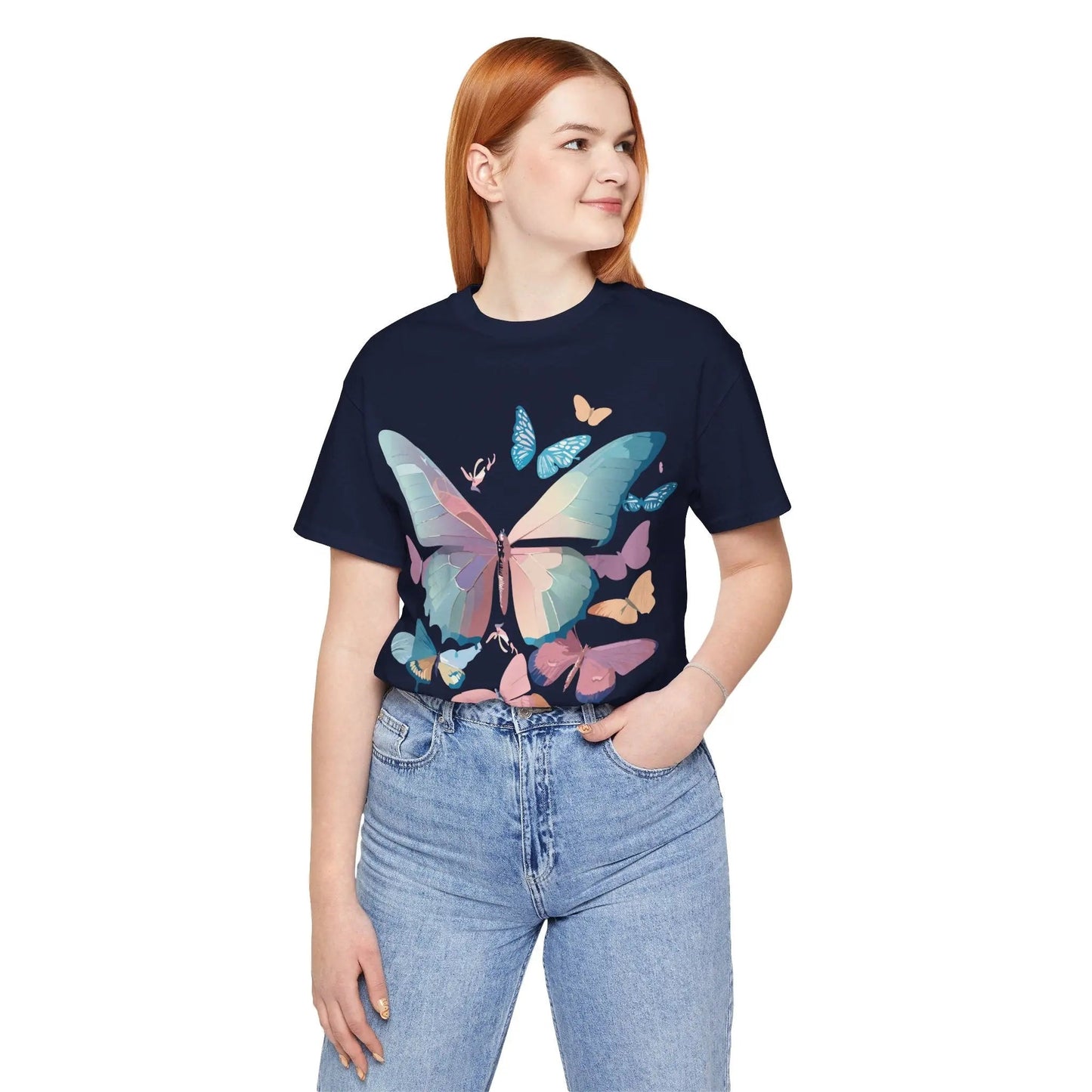 Butterfly Graphic Tee Unisex Jersey Short Sleeve Adelpha Art Design