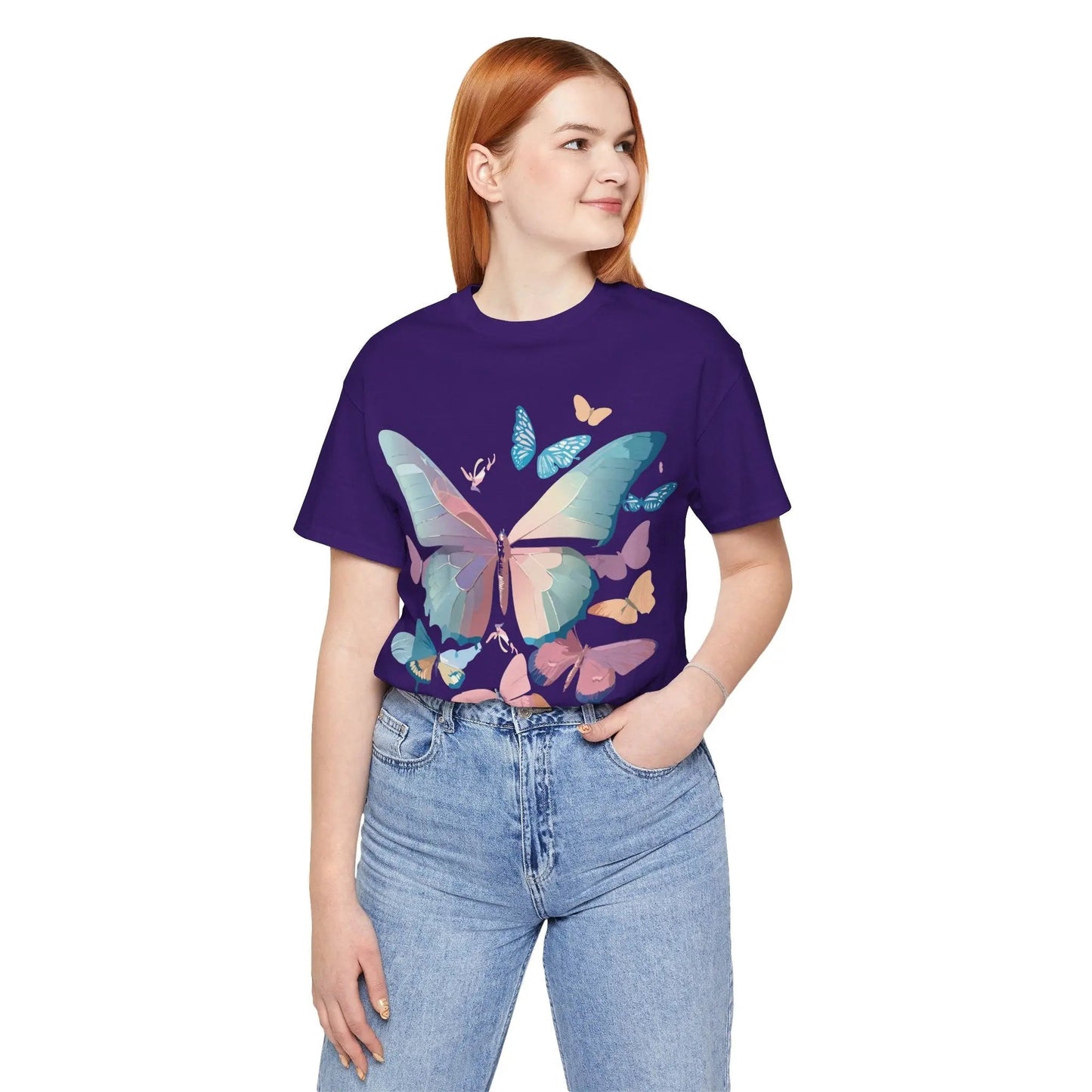 Butterfly Graphic Tee Unisex Jersey Short Sleeve Adelpha Art Design