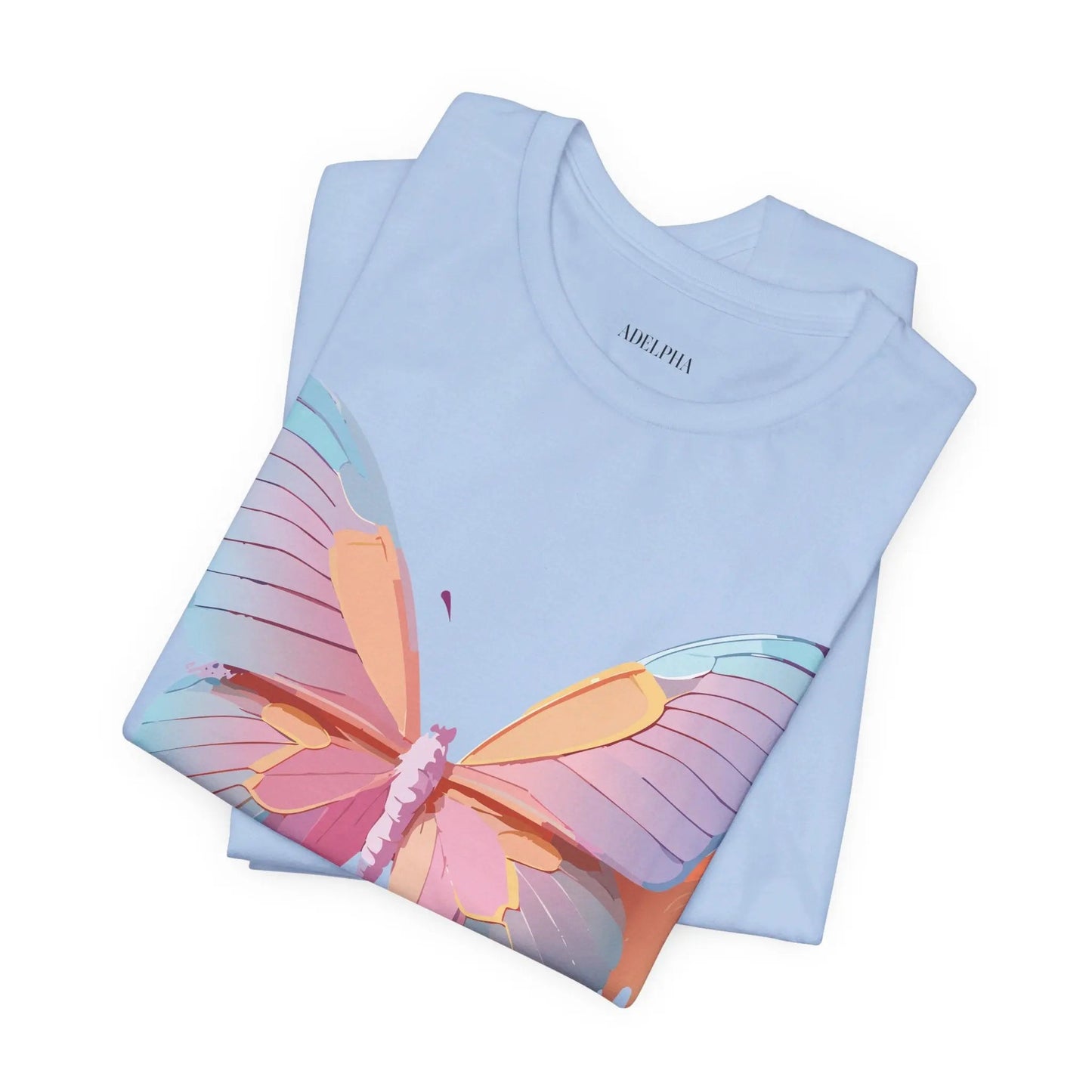 Butterfly Graphic Tee Unisex Jersey Short Sleeve Art Design Adelpha