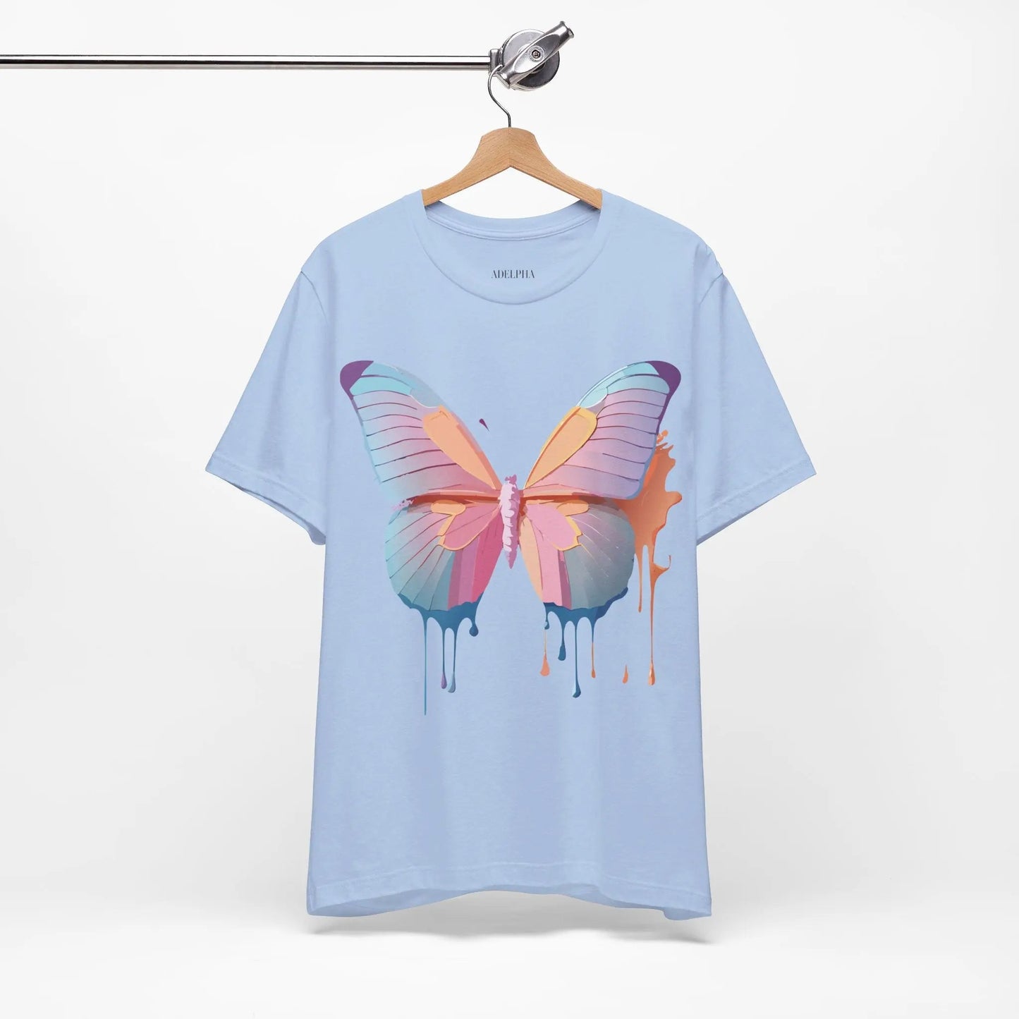 Butterfly Graphic Tee Unisex Jersey Short Sleeve Art Design Adelpha
