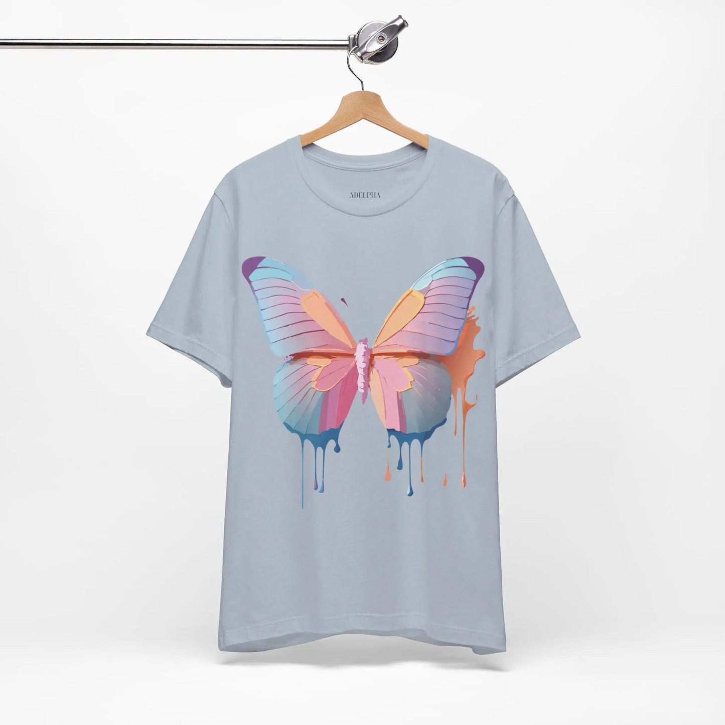 Butterfly Graphic Tee Unisex Jersey Short Sleeve Art Design Adelpha