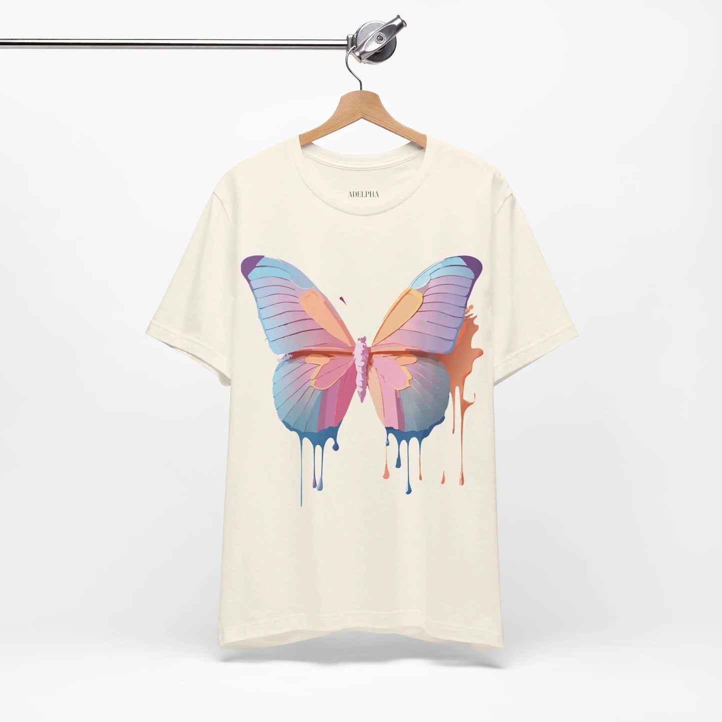 Butterfly Graphic Tee Unisex Jersey Short Sleeve Art Design Adelpha
