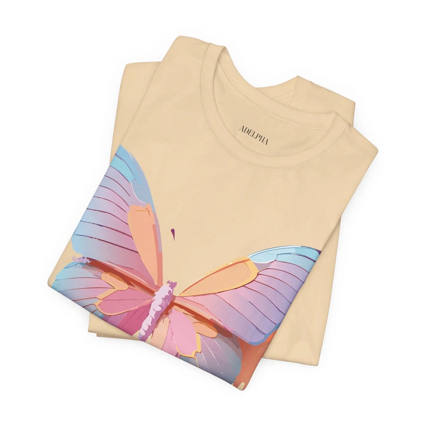 Butterfly Graphic Tee Unisex Jersey Short Sleeve Art Design Adelpha