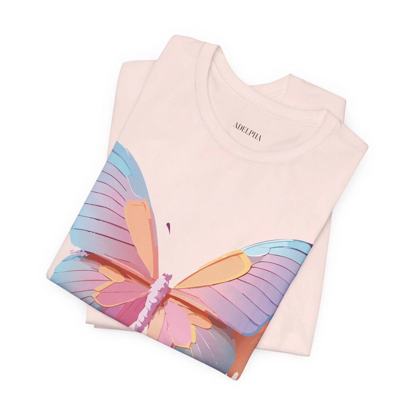 Butterfly Graphic Unisex 100 Cotton Lightweight Vintage Design Jersey Tee 105