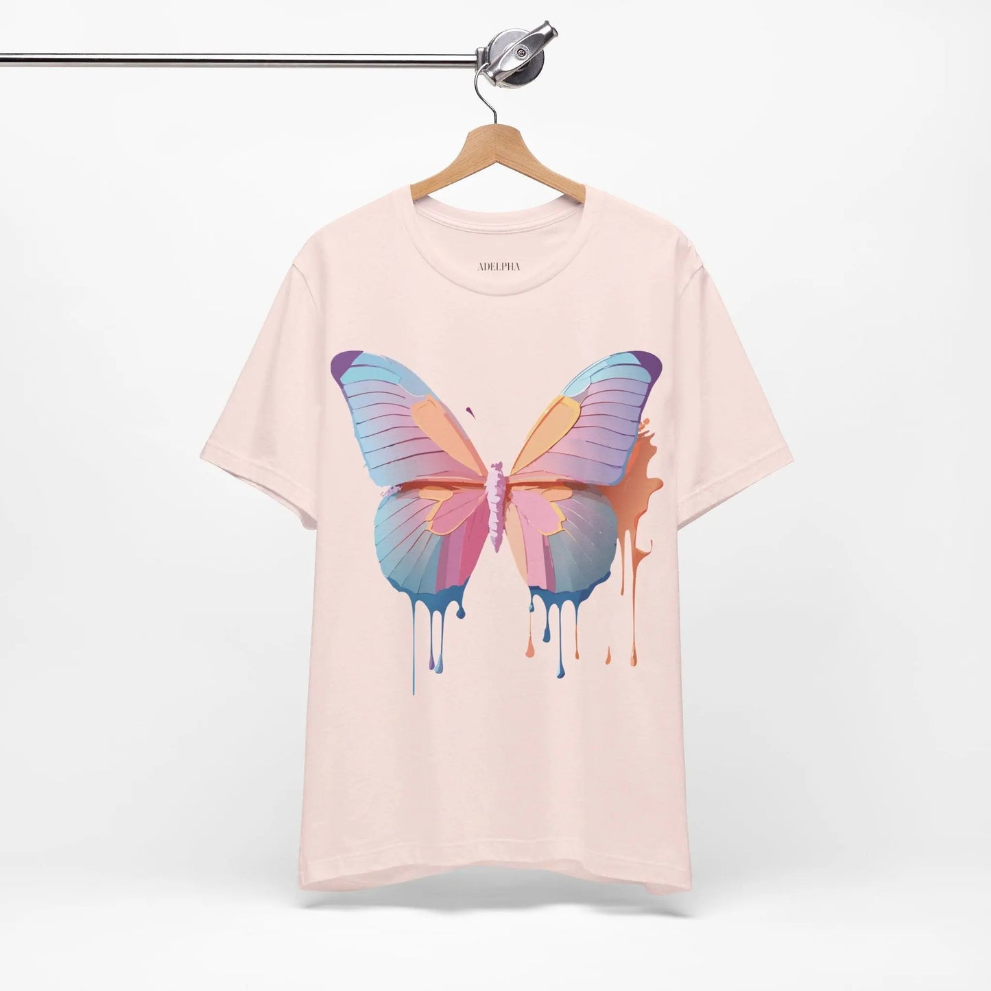 Butterfly Graphic Tee Unisex Jersey Short Sleeve Art Design Adelpha