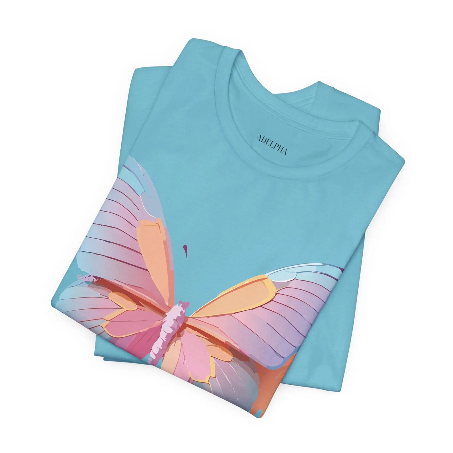 Butterfly Graphic Tee Unisex Jersey Short Sleeve Art Design Adelpha