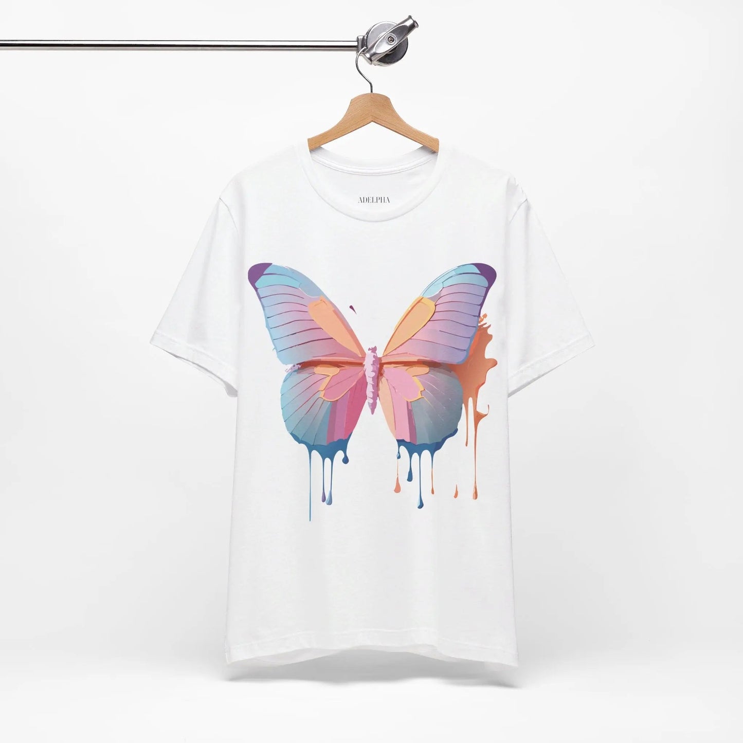 Butterfly Graphic Tee Unisex Jersey Short Sleeve Art Design Adelpha