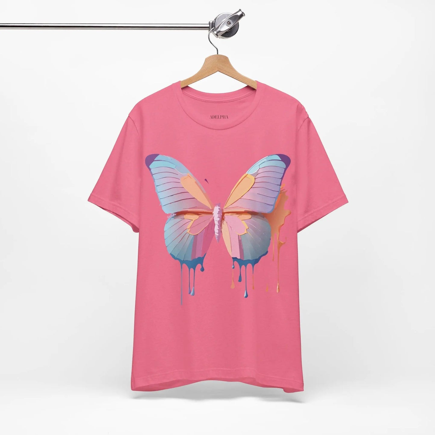 Butterfly Graphic Tee Unisex Jersey Short Sleeve Art Design Adelpha
