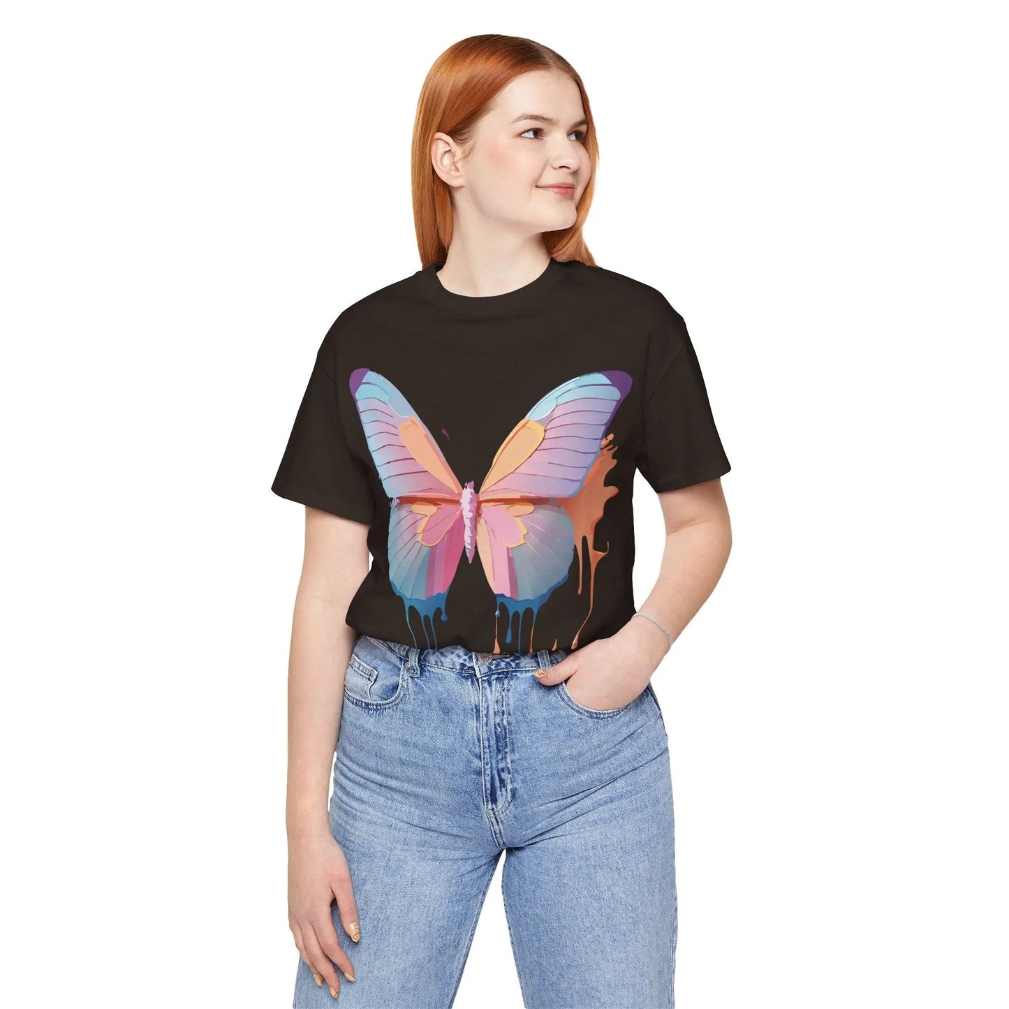 Butterfly Graphic Tee Unisex Vintage Inspired Artwork Adelpha