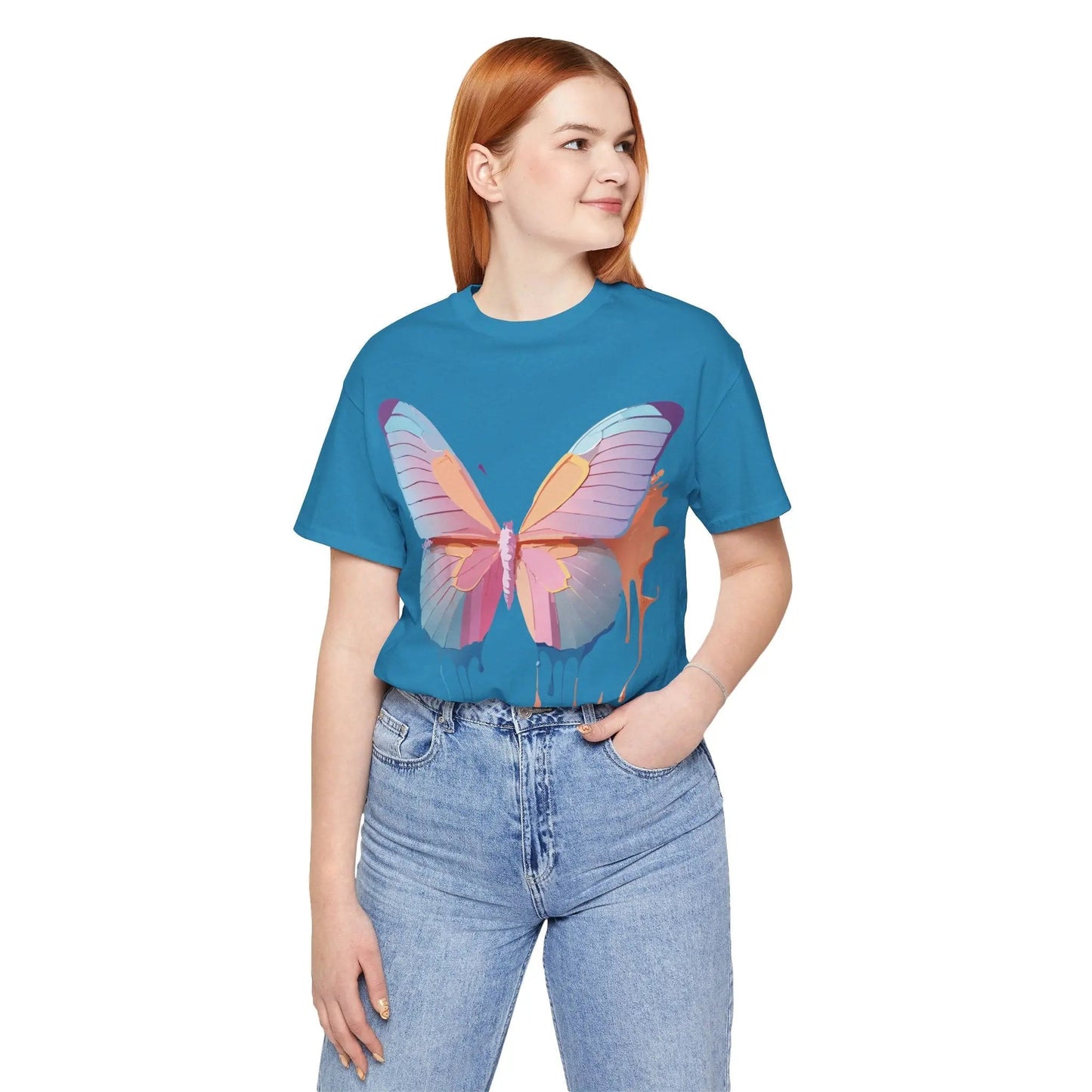 Butterfly Graphic Tee Unisex Vintage Inspired Artwork Adelpha