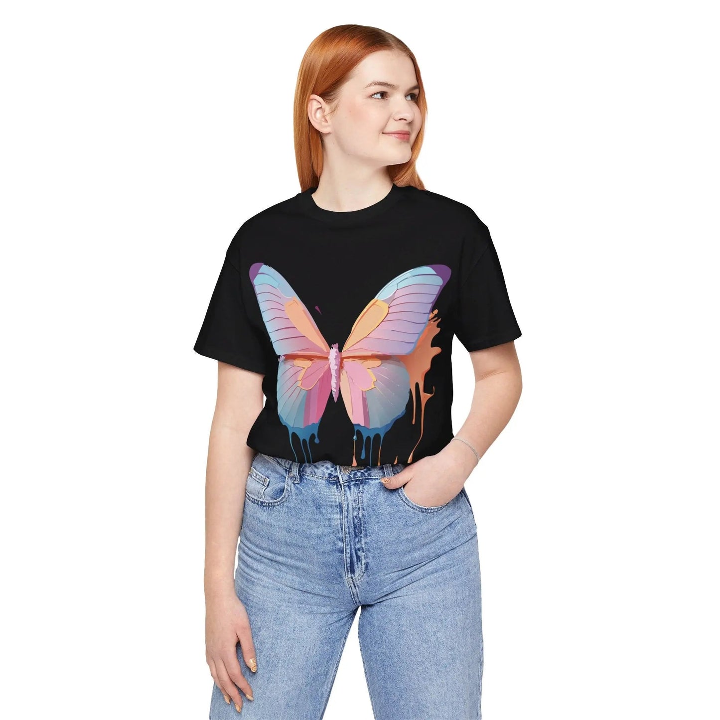 Butterfly Graphic Tee Unisex Vintage Inspired Artwork Adelpha