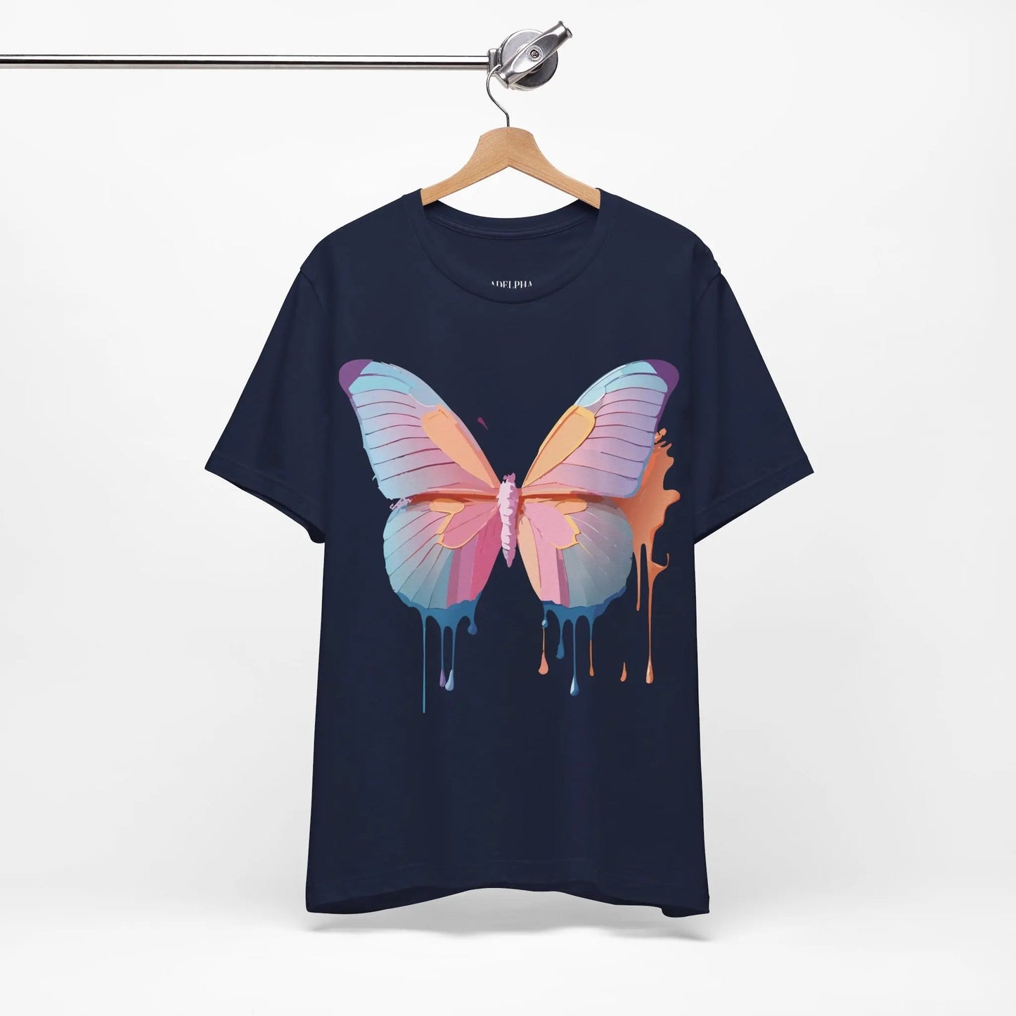 Butterfly Graphic Tee Unisex Vintage Inspired Artwork Adelpha