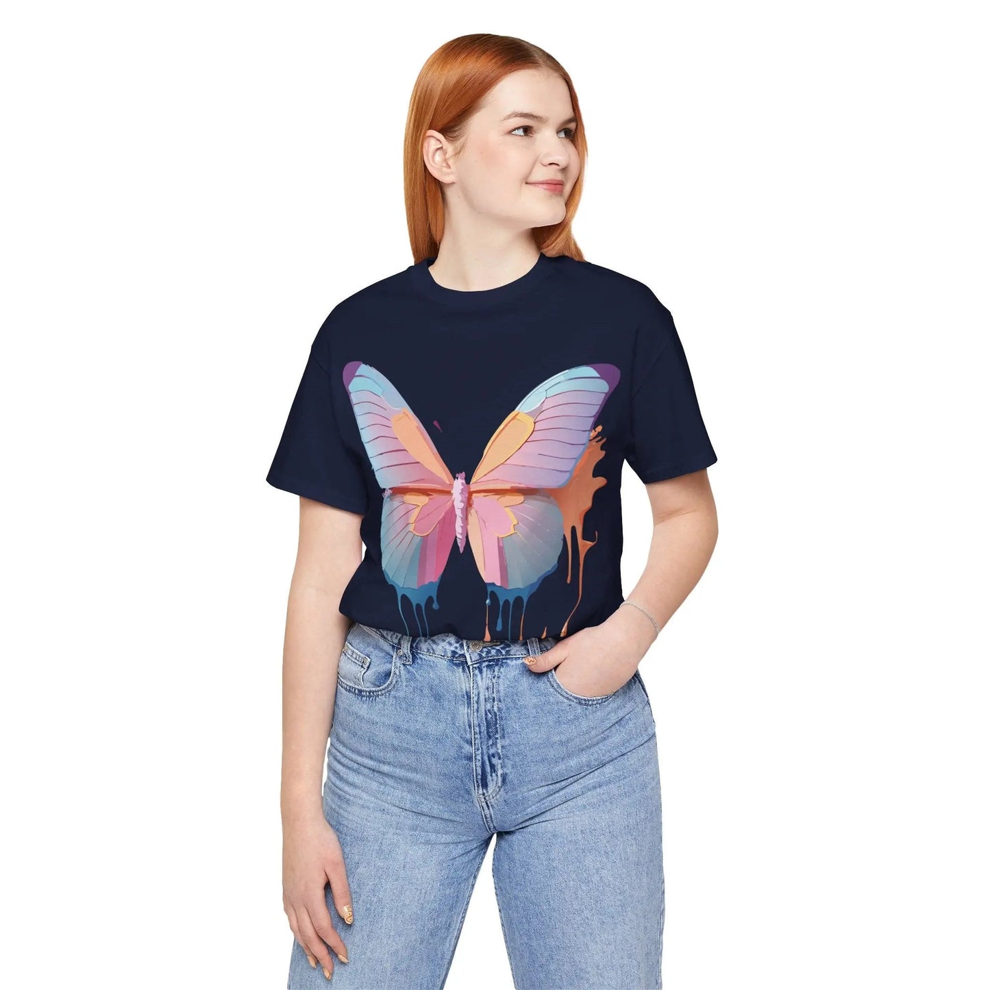 Butterfly Graphic Tee Unisex Vintage Inspired Artwork Adelpha