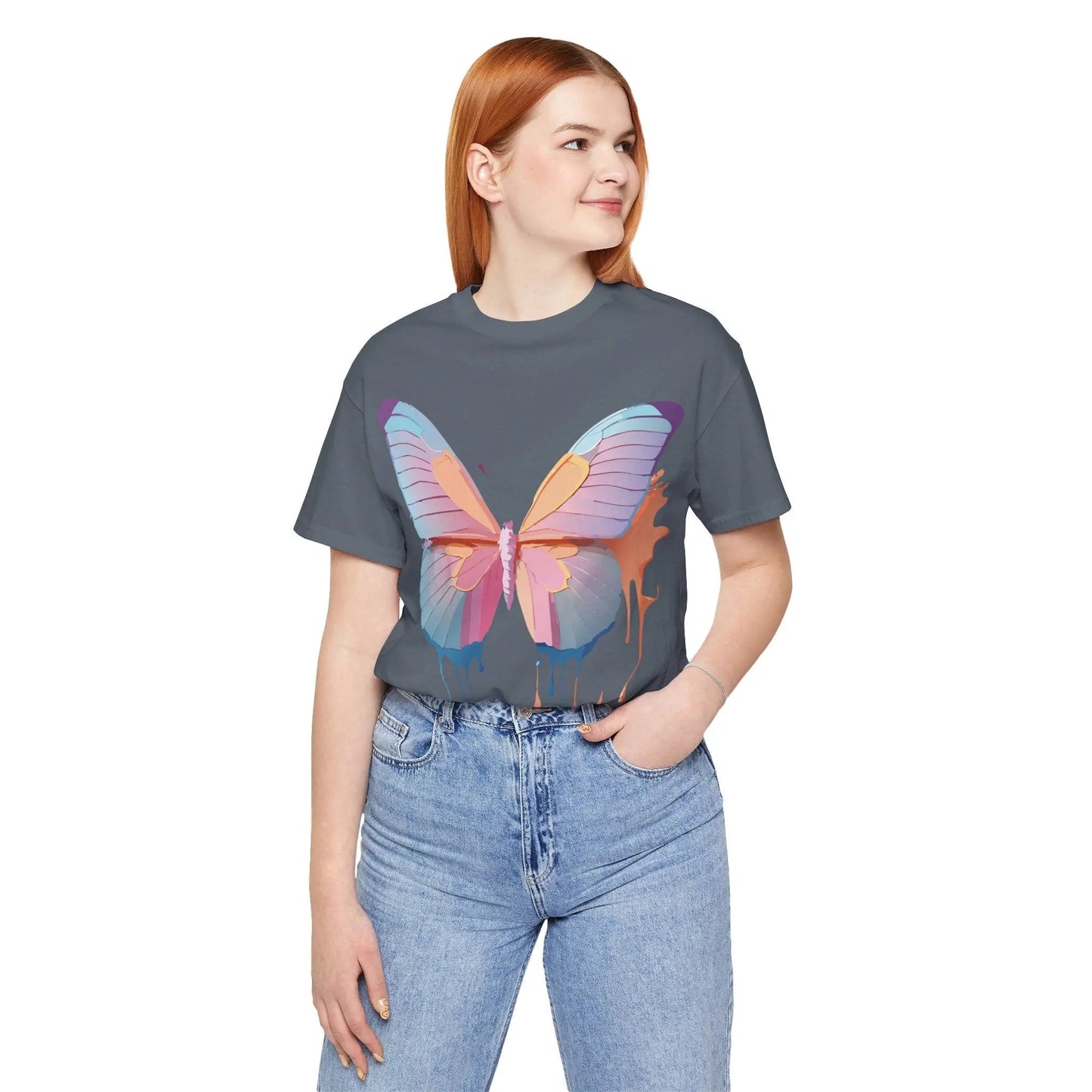 Butterfly Graphic Tee Unisex Vintage Inspired Artwork Adelpha