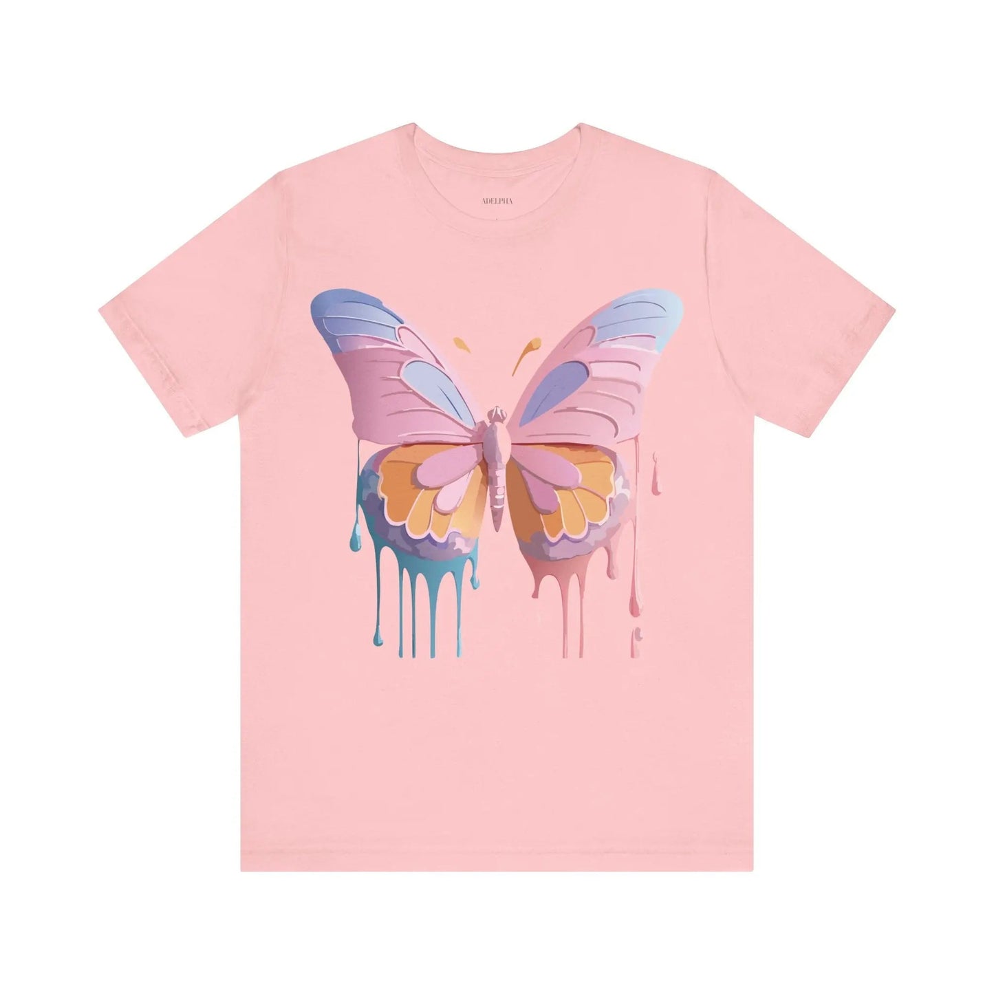 Butterfly Graphic Unisex 100 Cotton Lightweight Vintage Design Jersey Tee 103