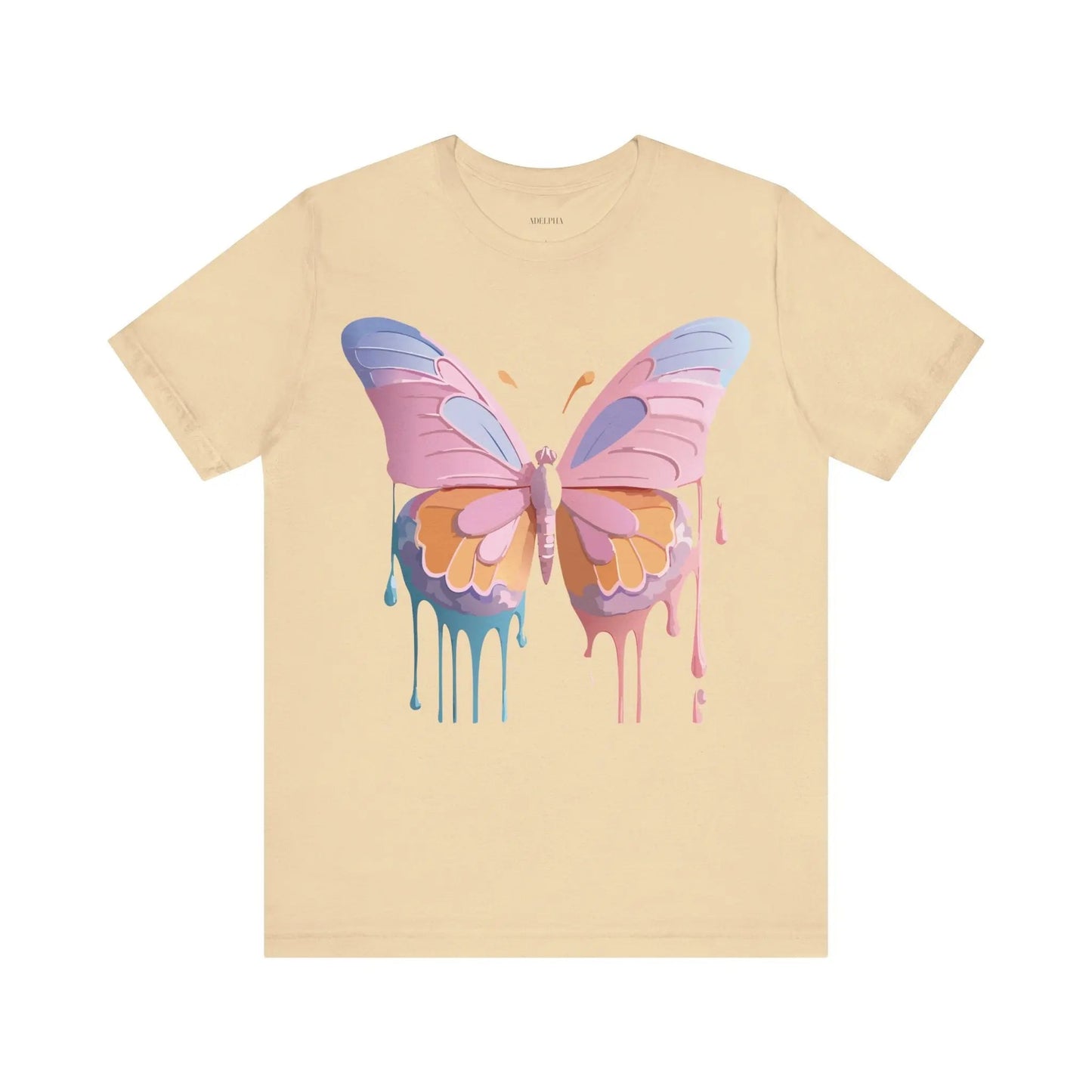 Butterfly Graphic Unisex 100 Cotton Lightweight Vintage Design Jersey Tee 103