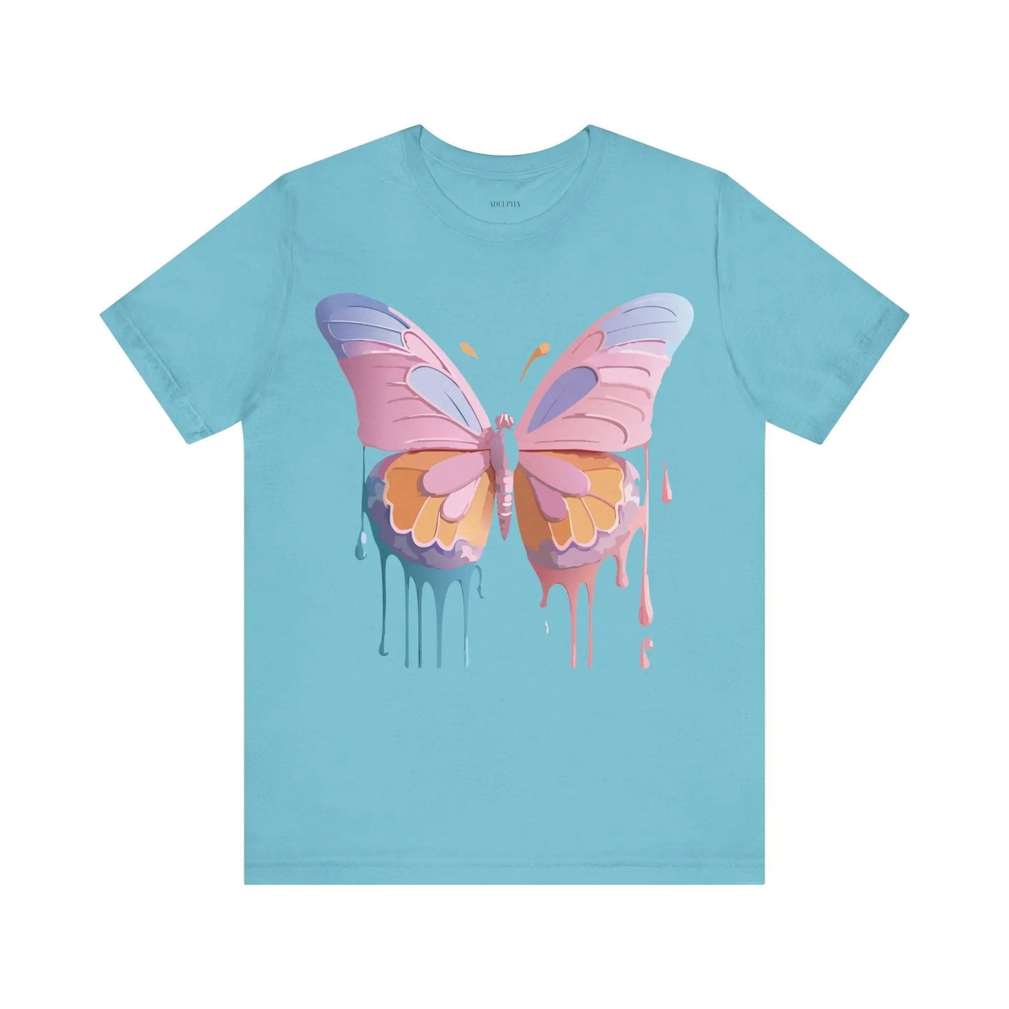 Butterfly Graphic Unisex 100 Cotton Lightweight Vintage Design Jersey Tee 103