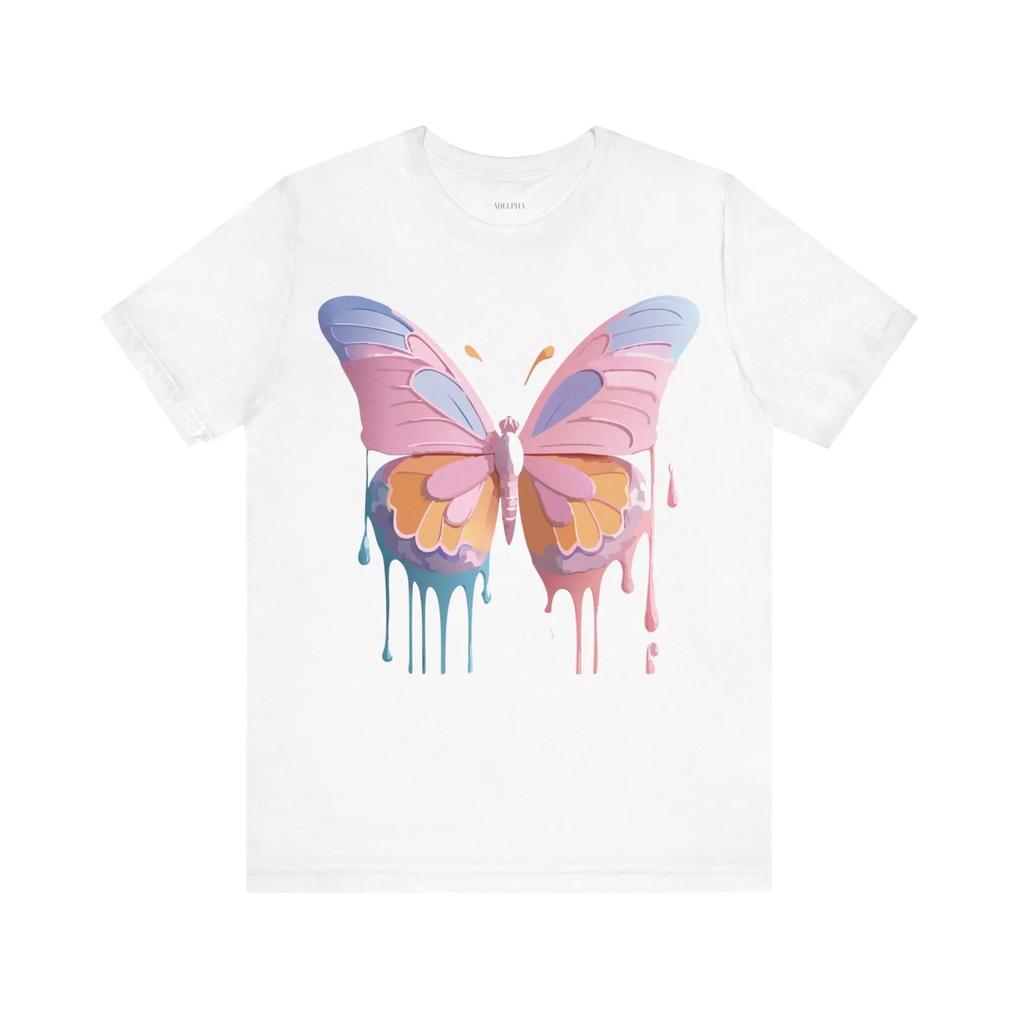 Butterfly Graphic Unisex 100 Cotton Lightweight Vintage Design Jersey Tee 103