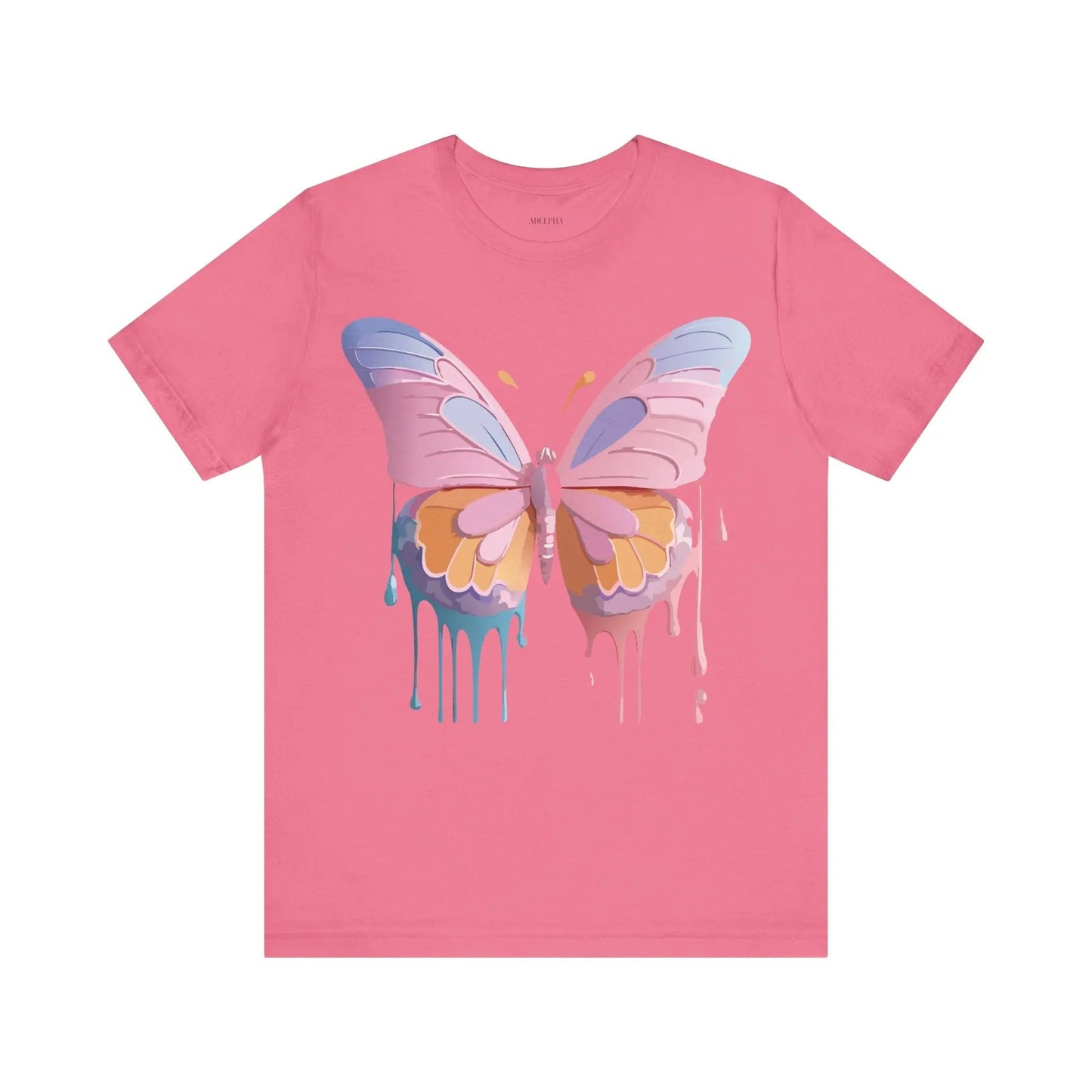 Butterfly Graphic Unisex 100 Cotton Lightweight Vintage Design Jersey Tee 103